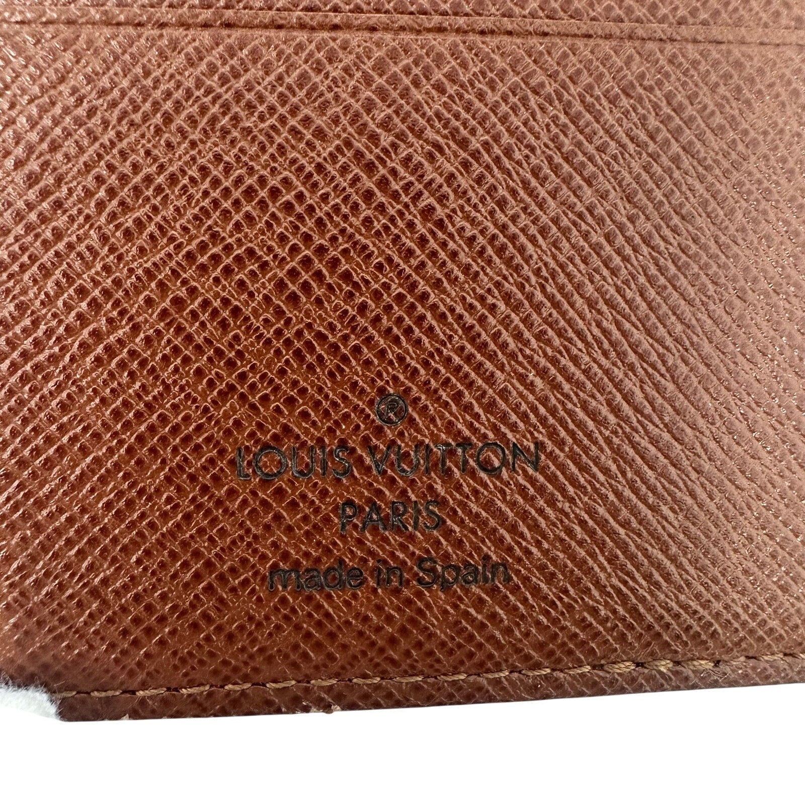 Louis Vuitton LV Monogram Slim Tall Cardholder Bifold Wallet