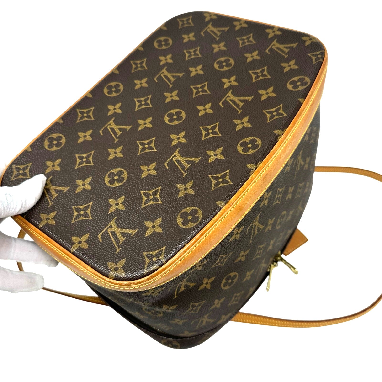 Louis Vuitton LV Monogram Nice Vanity Case Bag Long Strap