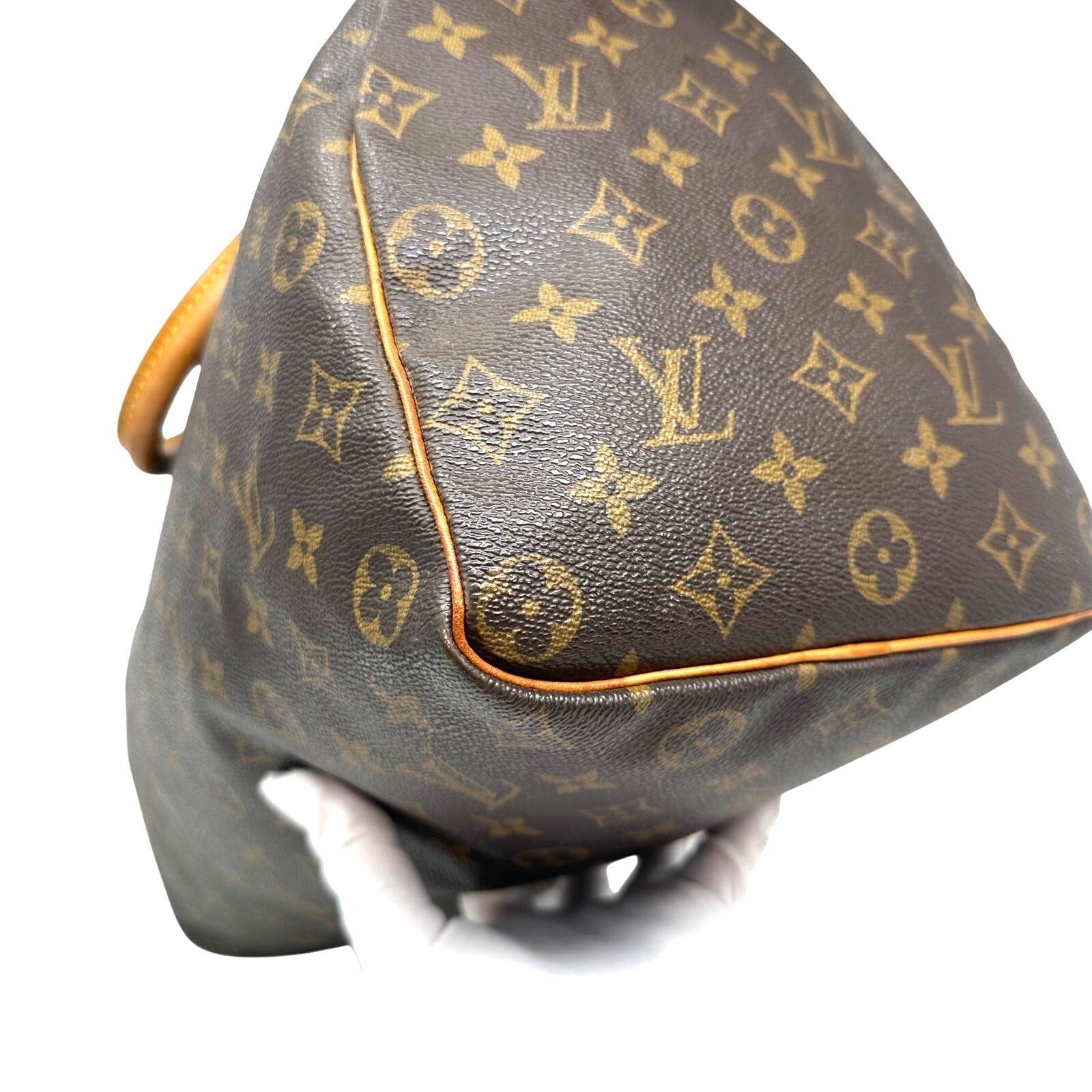 Louis Vuitton LV Monogram Speedy 35 Boston Bag