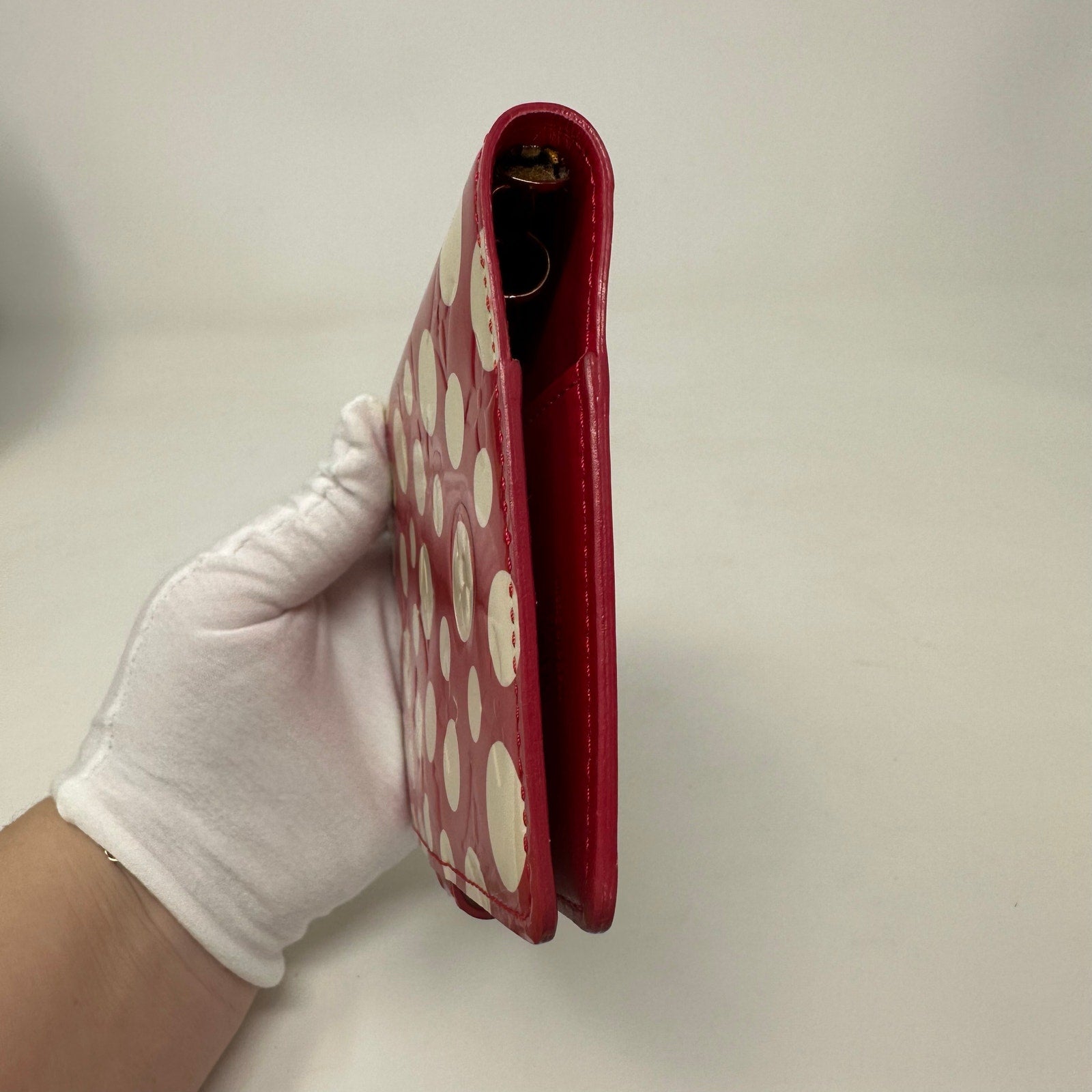 Louis Vuitton LV Yayoi Kusama Limited Edition Agenda PM Red White Dot Vernis