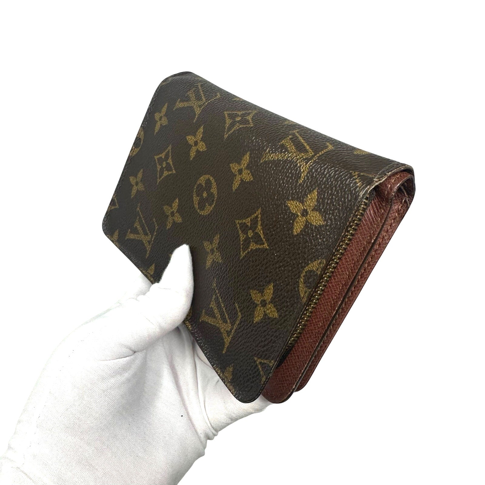 Louis Vuitton LV Porte Papier Zip Monogram Wallet