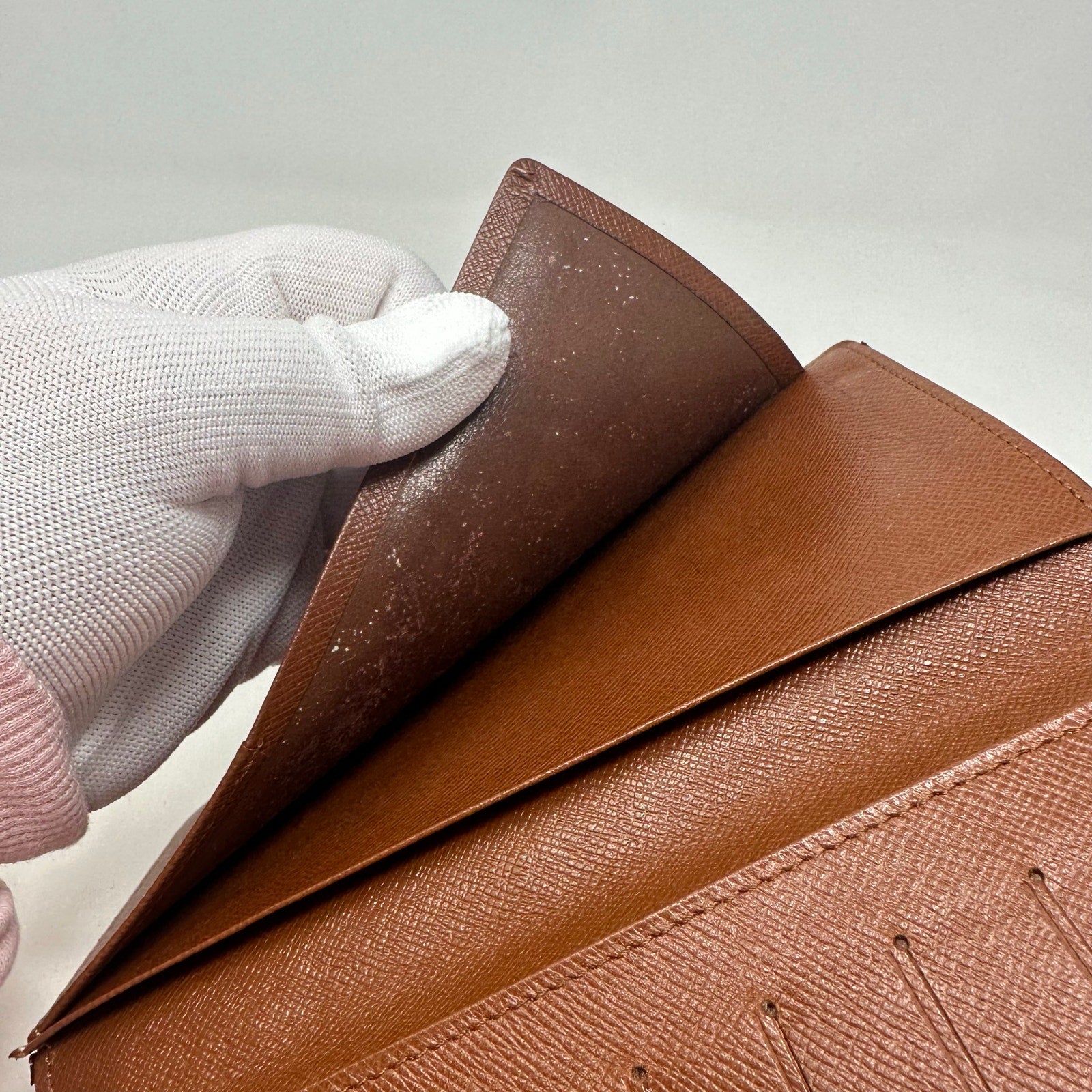 Louis Vuitton LV Monogram Brazza Tall Bifold Wallet