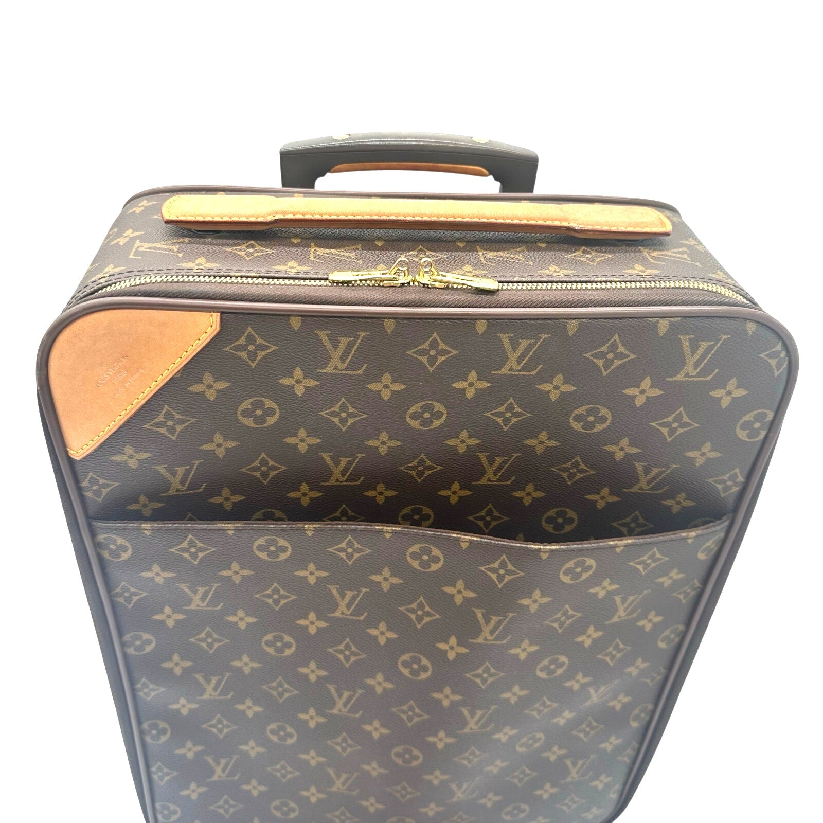 Louis Vuitton LV Monogram Pegase 45 Rolling Suitcase Full Inclusion