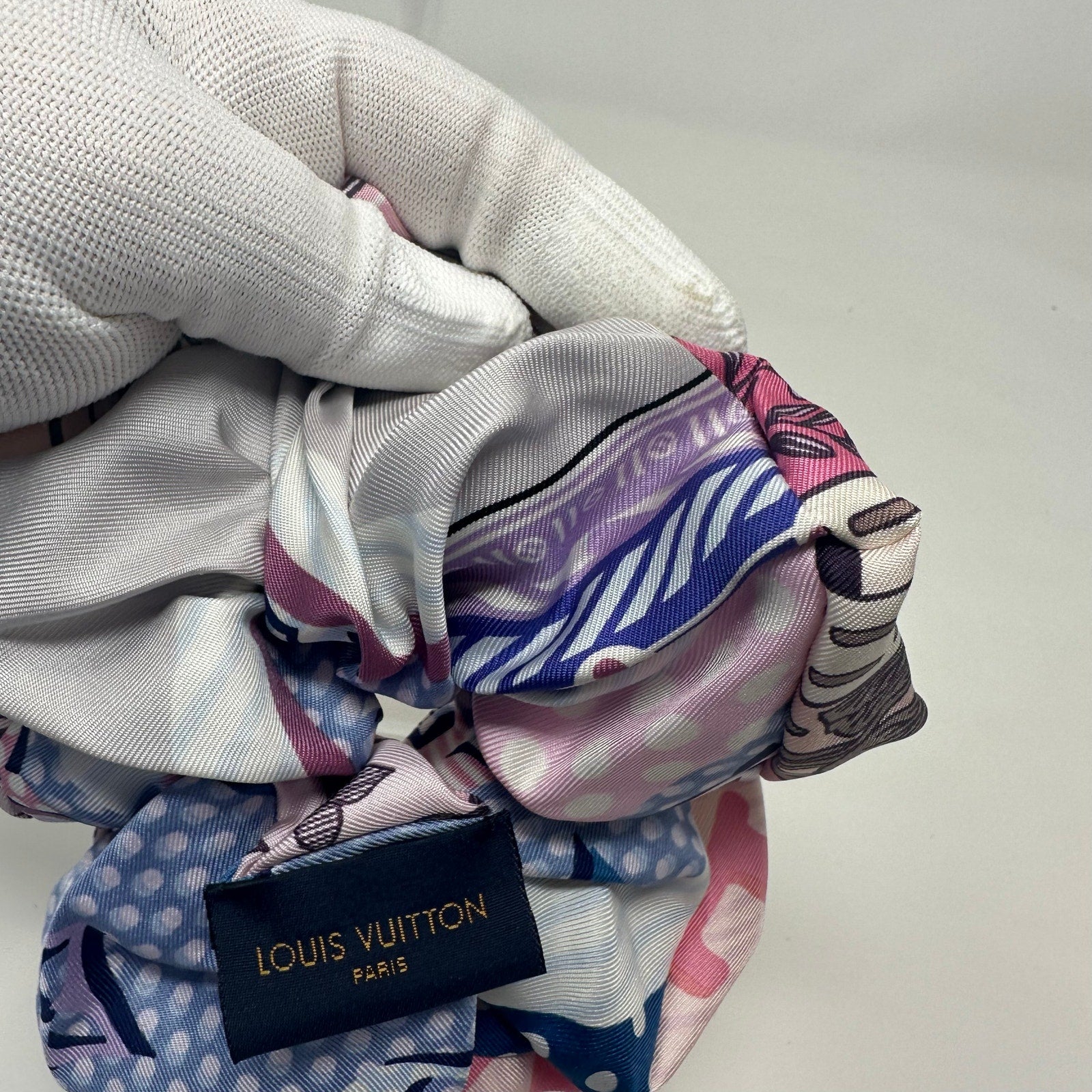 Louis Vuitton LV Troche Scrunchie Hair Pink Women