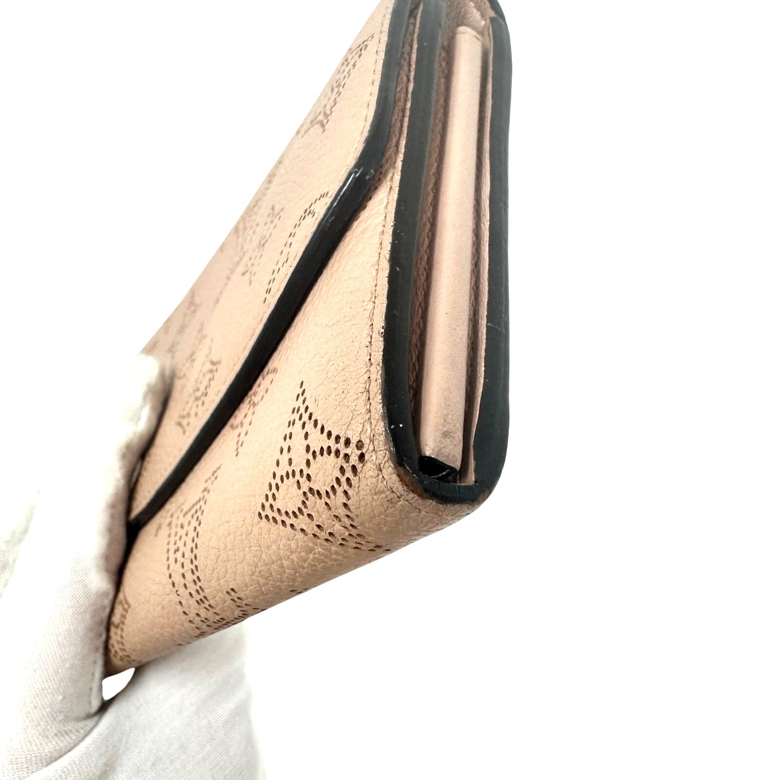 Louis Vuitton LV Mahina Iris Long Wallet Magnolia Pink