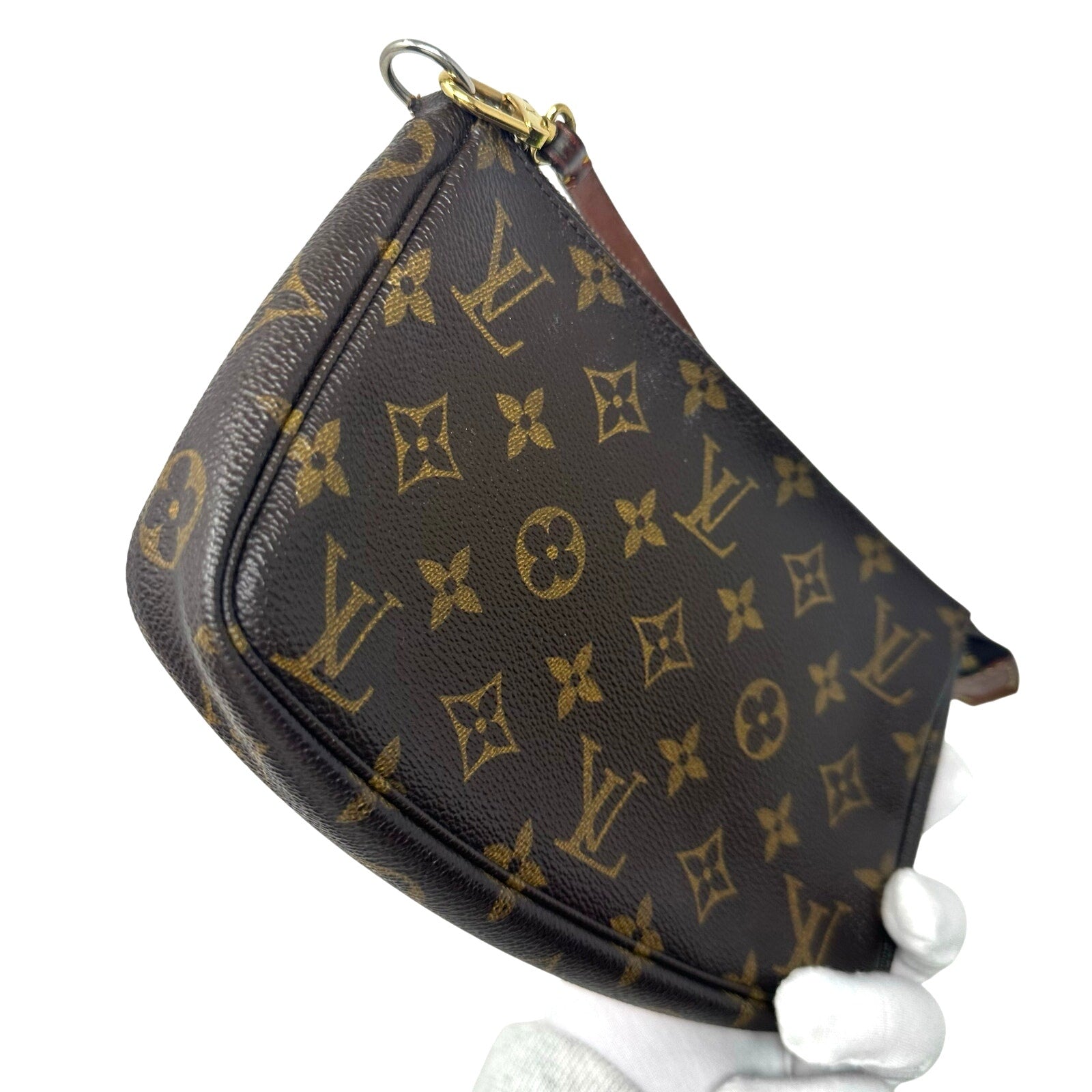 Louis Vuitton LV Monogram Pochette Clutch Bag