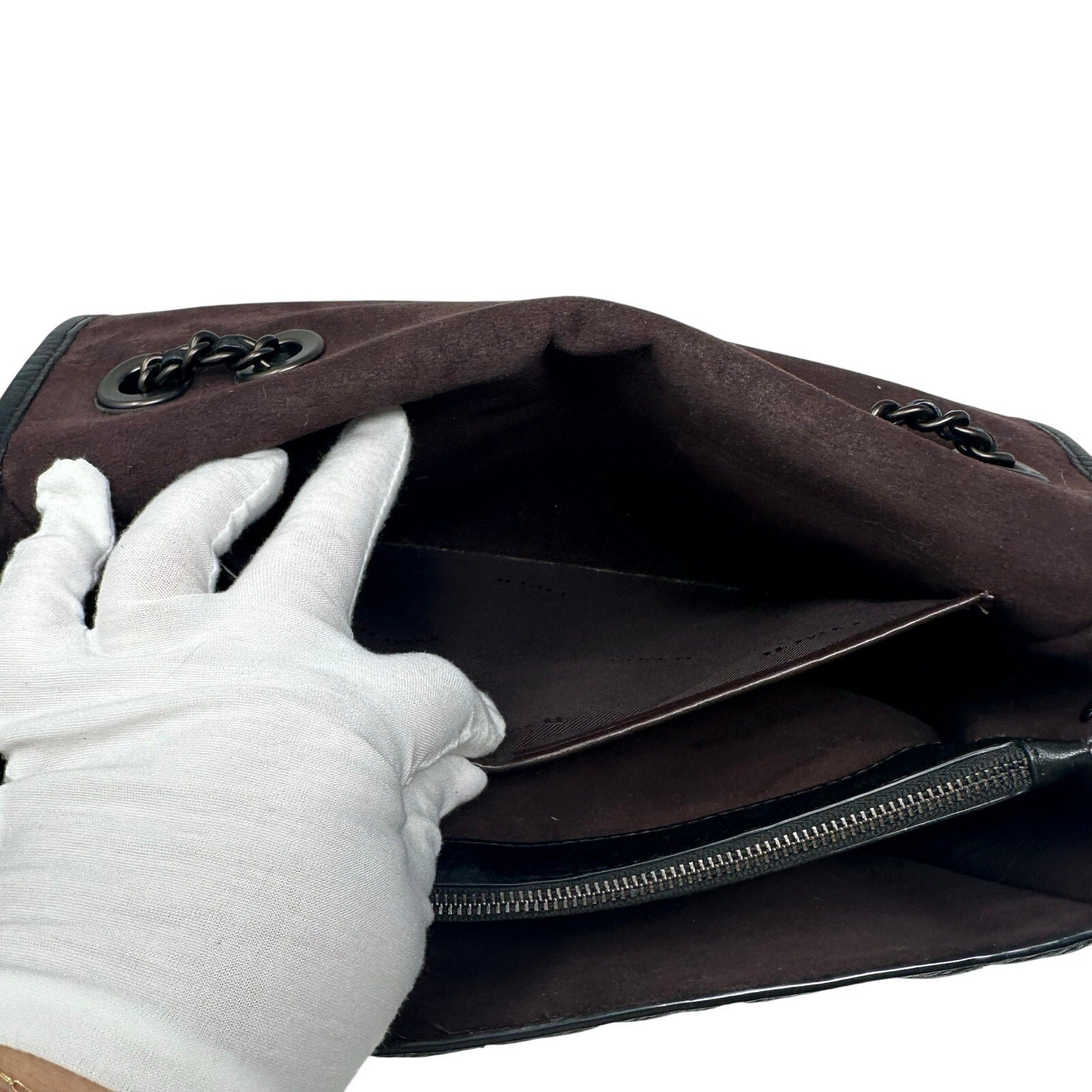 Coach Vintage Melody 29 Quilted Leather Shoulder Bag Crossbody Black