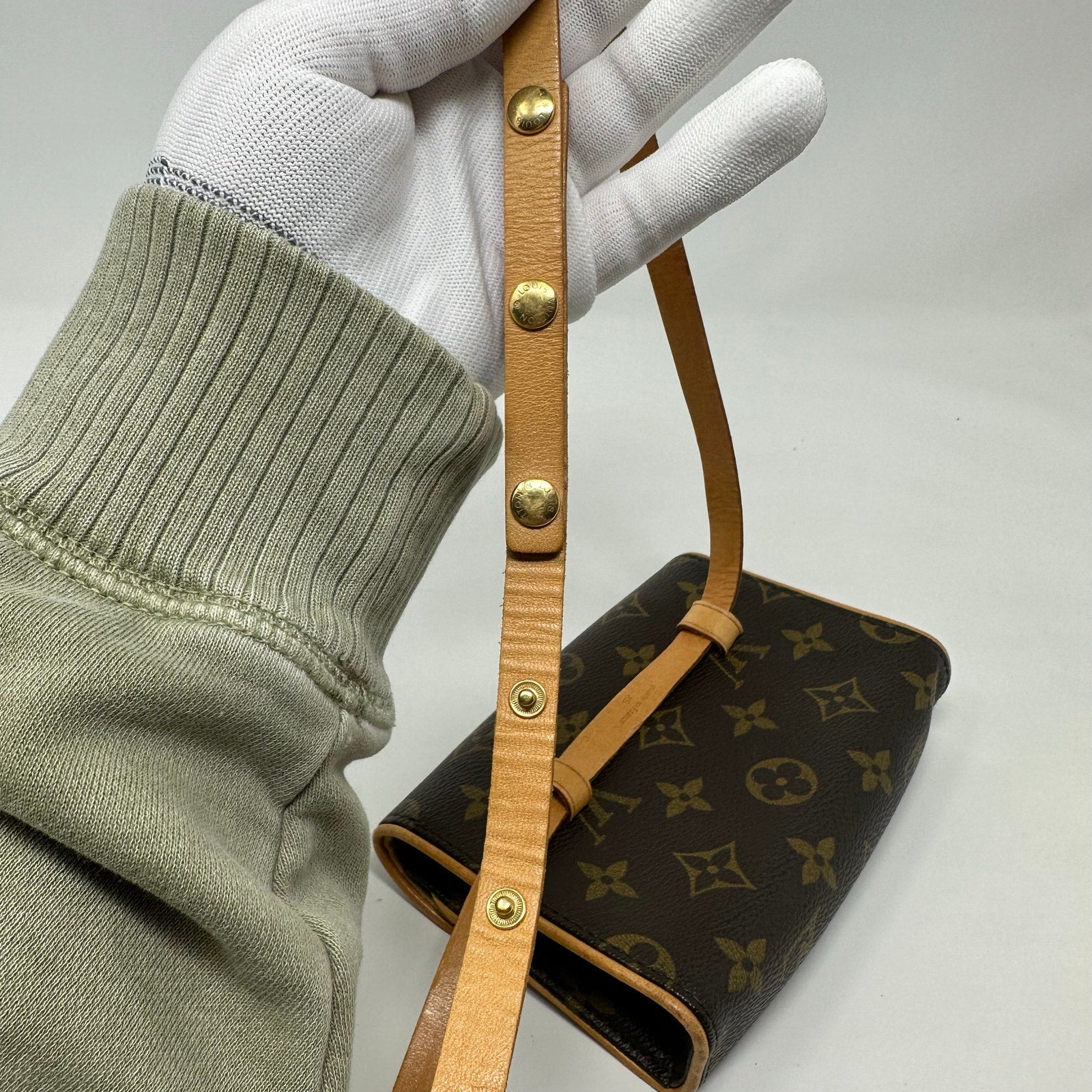 Louis Vuitton LV Monogram Bum Belt Bag Waist Pouch Pochette Florentine XS