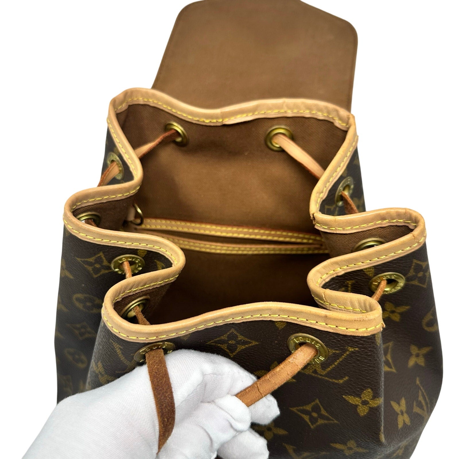 Louis Vuitton LV Monogram Montsouris MM Small Backpack