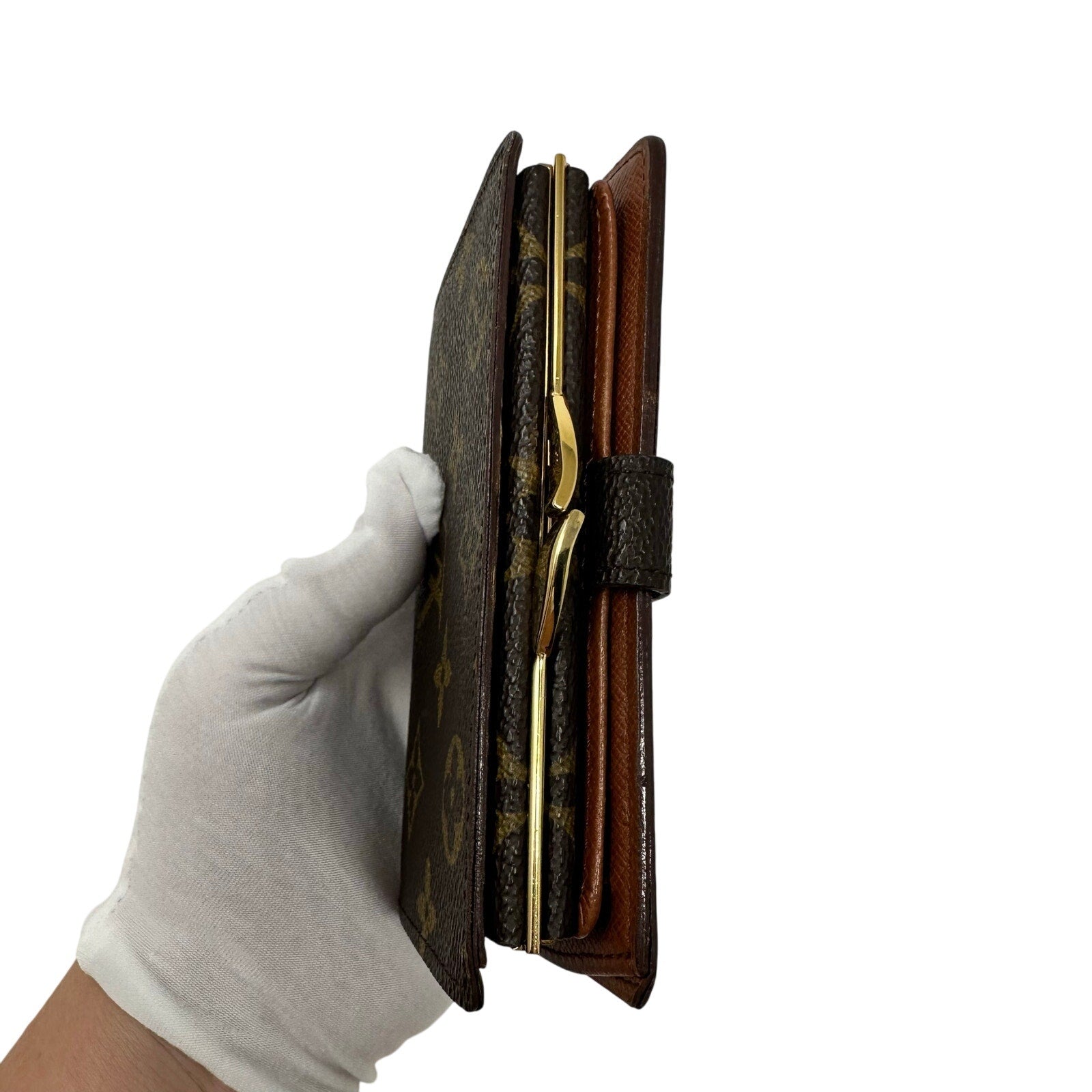 Louis Vuitton LV Monogram Kisslock Wallet