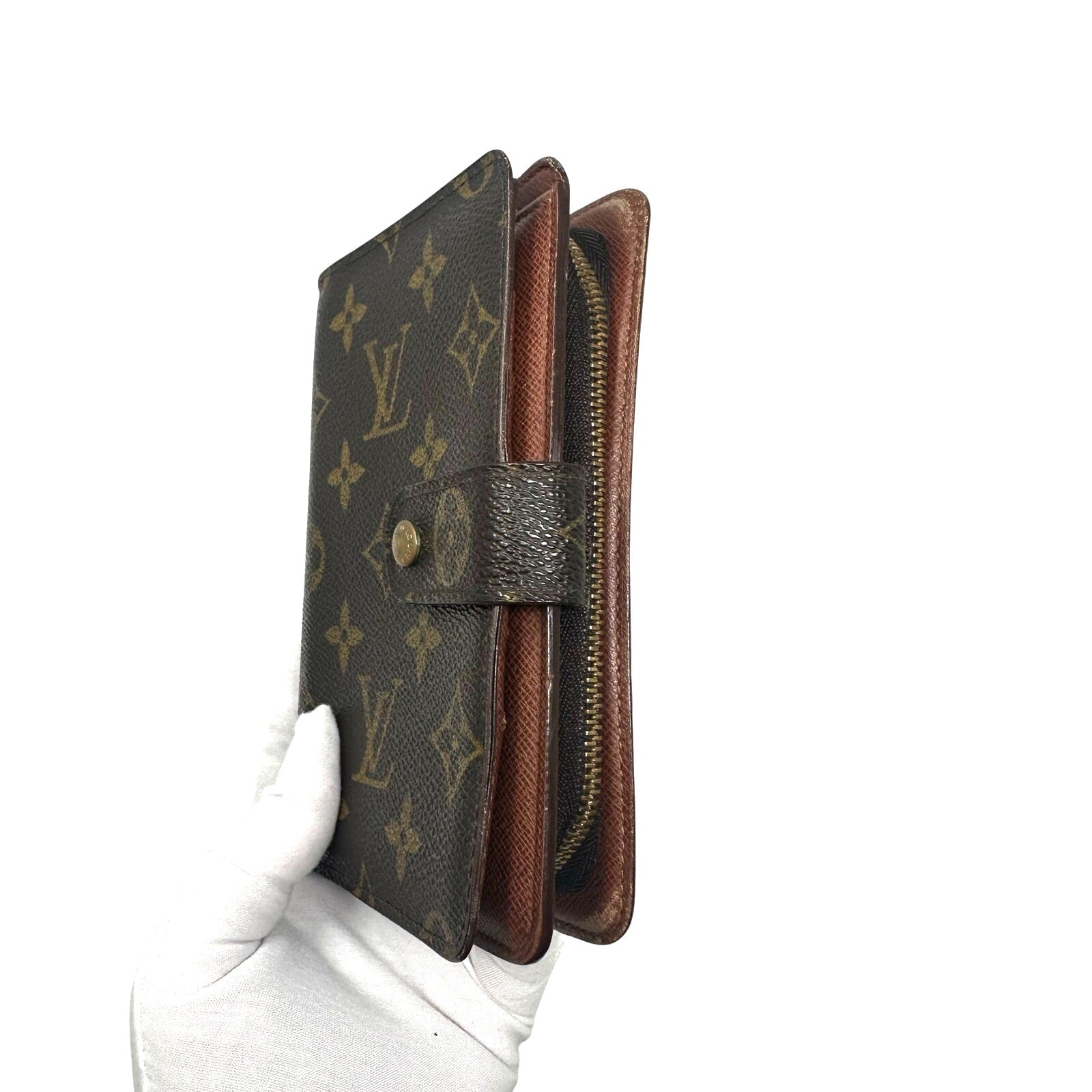 Louis Vuitton LV Porte Papier Zip Monogram Wallet