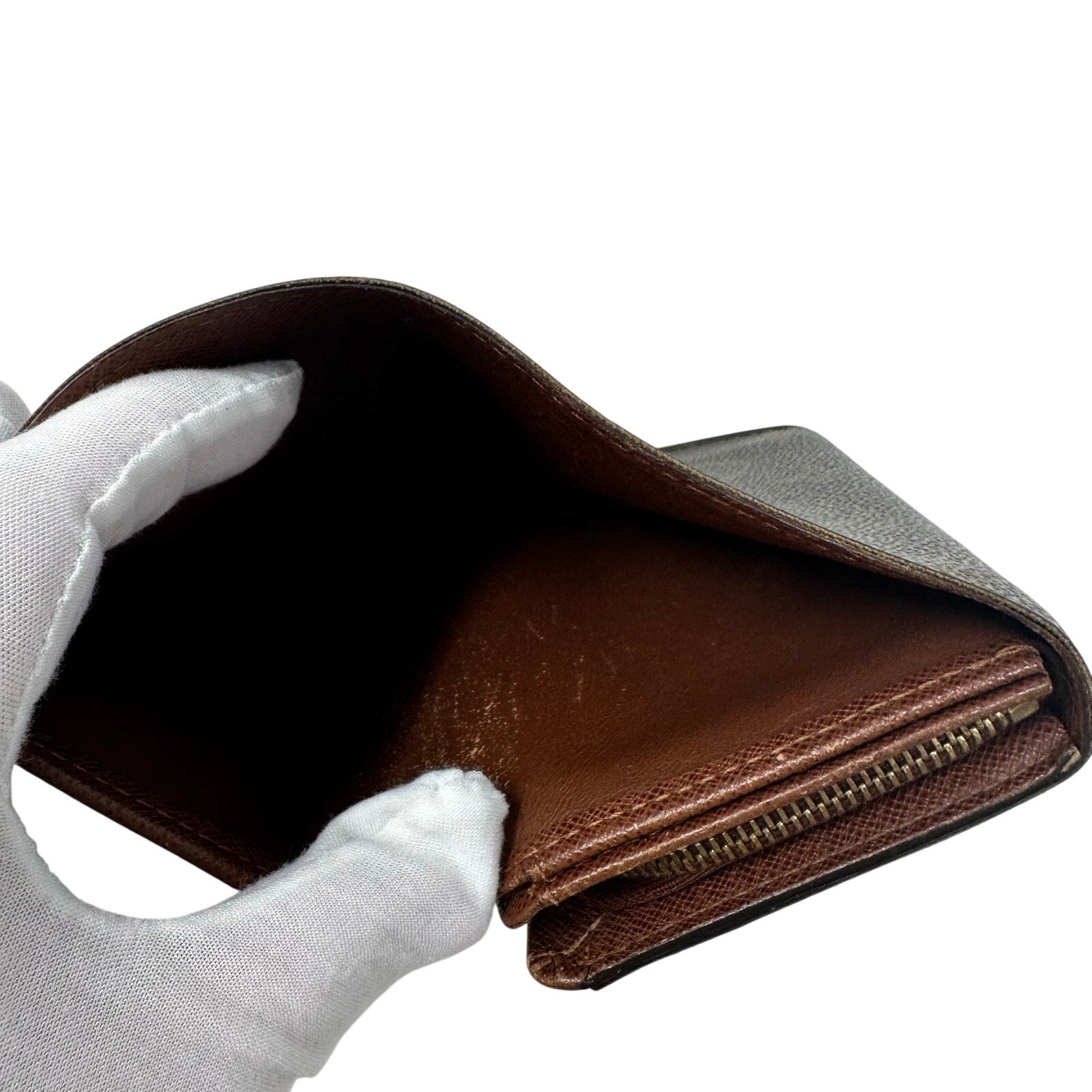 Louis Vuitton LV Monogram Porte Monnaie Tresor Wallet