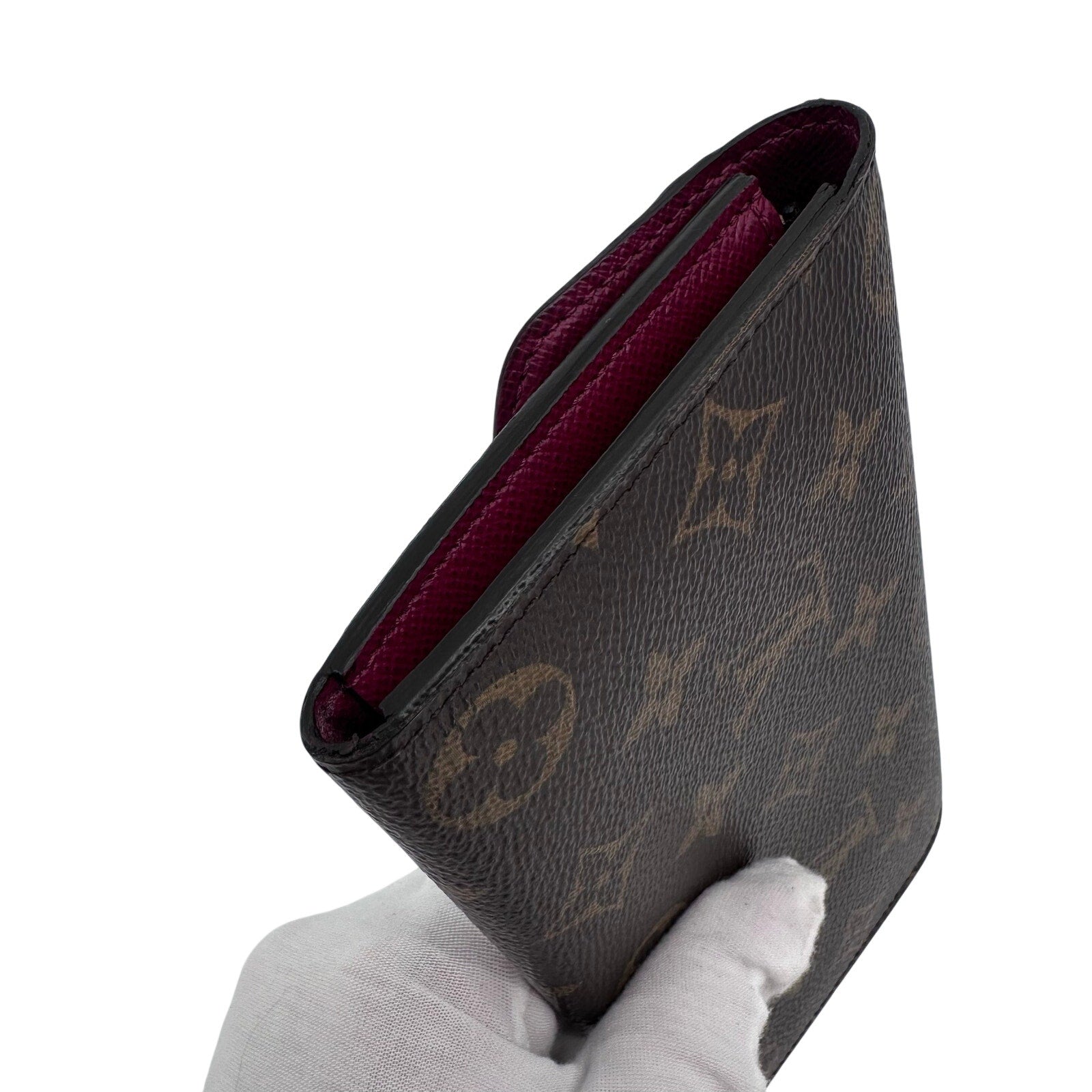 Louis Vuitton LV Monogram Emilie Wallet Pivione Pink