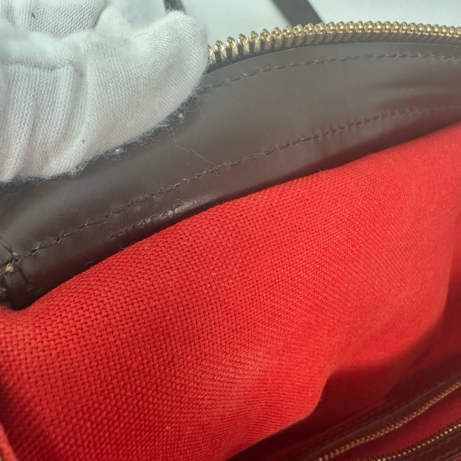 Louis Vuitton LV Tote Bag Chelsea Ebene Brown Damier