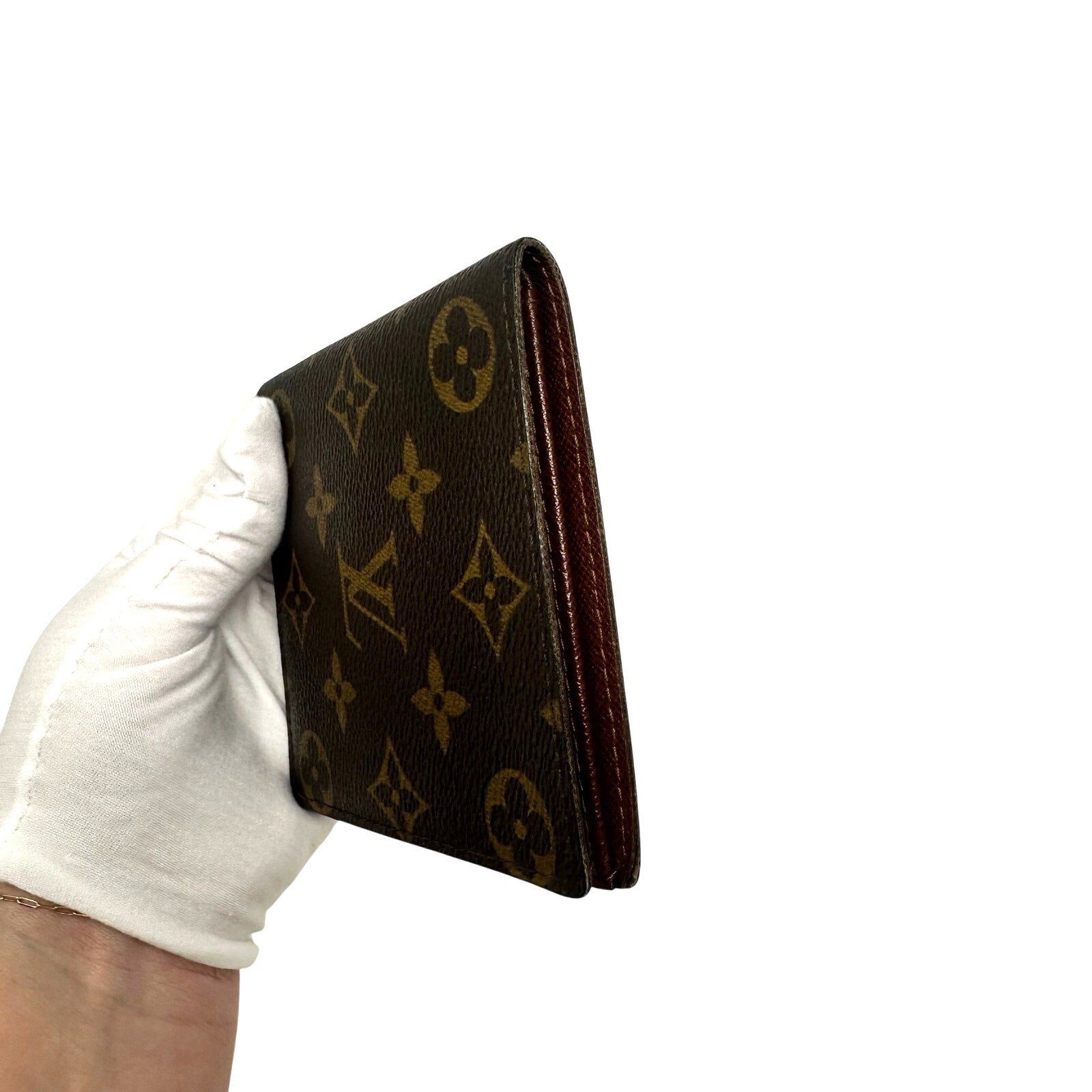 Louis Vuitton LV Monogram Slim Tall Cardholder Bifold Wallet