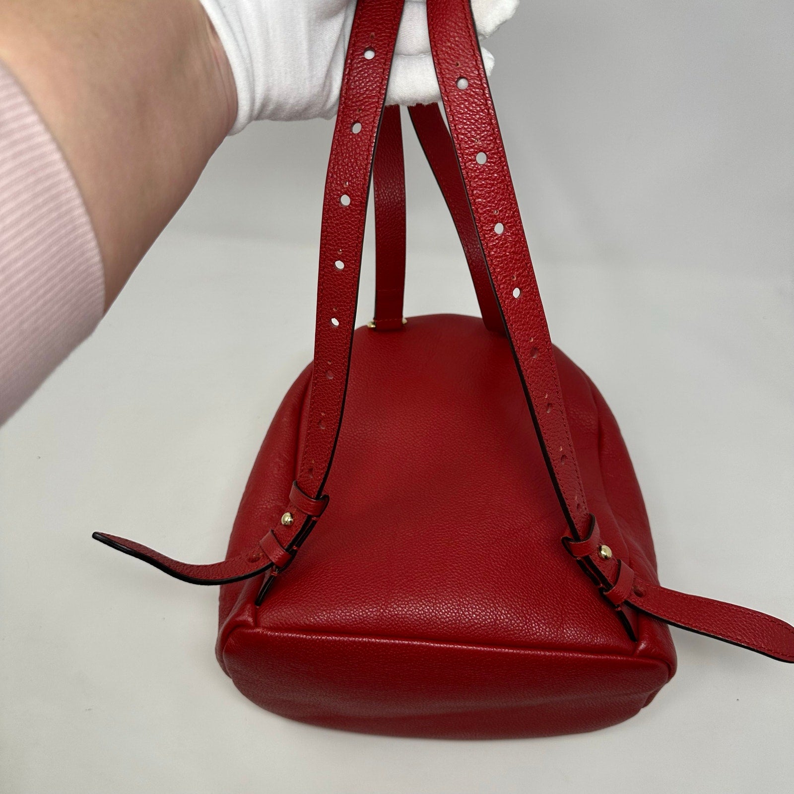 Louis Vuitton LV Empriente Leather Sorbonne Backpack MM Cerise Cherry Red Mini Backpack Bag