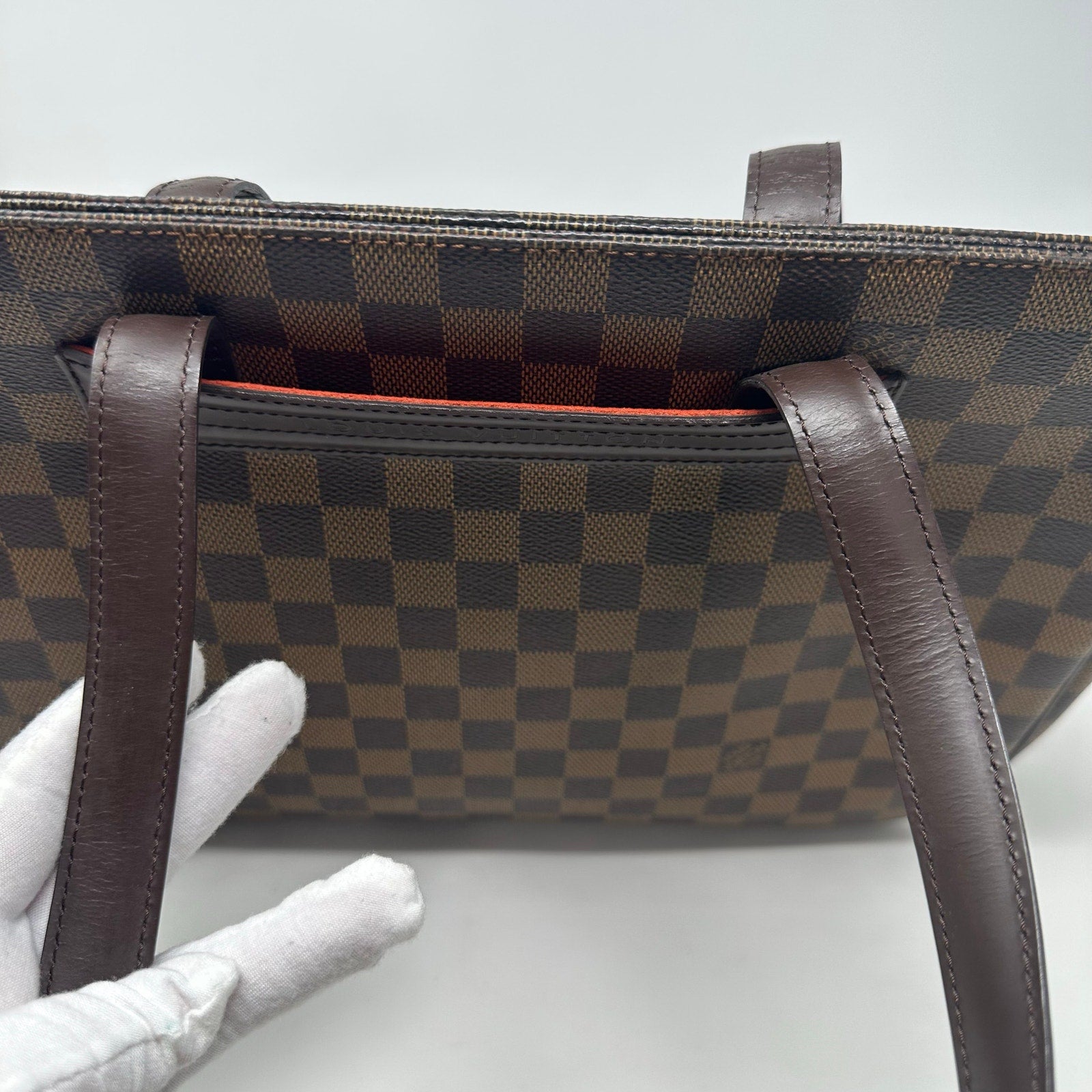 Louis Vuitton LV Pairioli PM Damier Ebene Tote Bag Purse