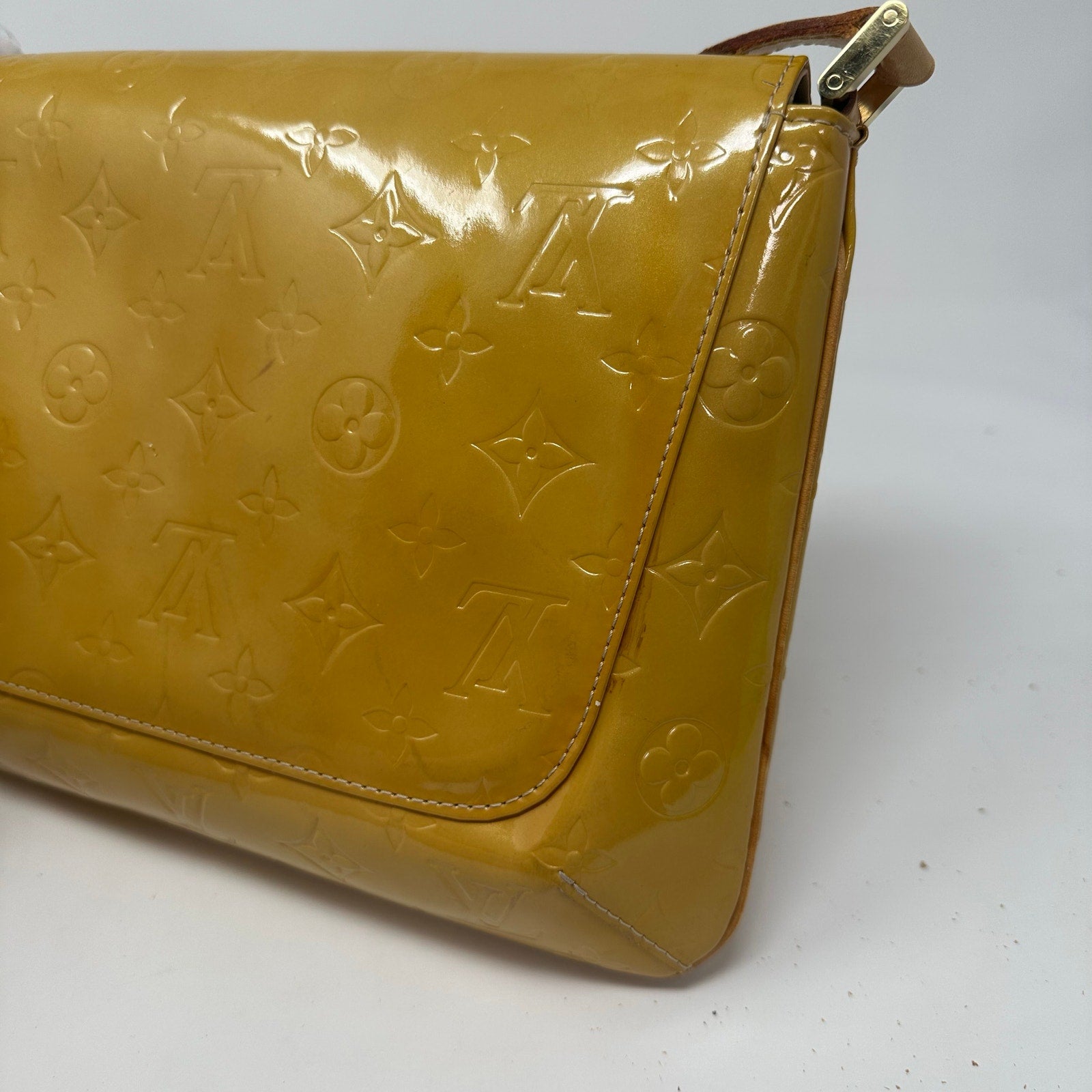 Louis Vuitton LV Vernis Yellow Thompson Street Shoulder Bag