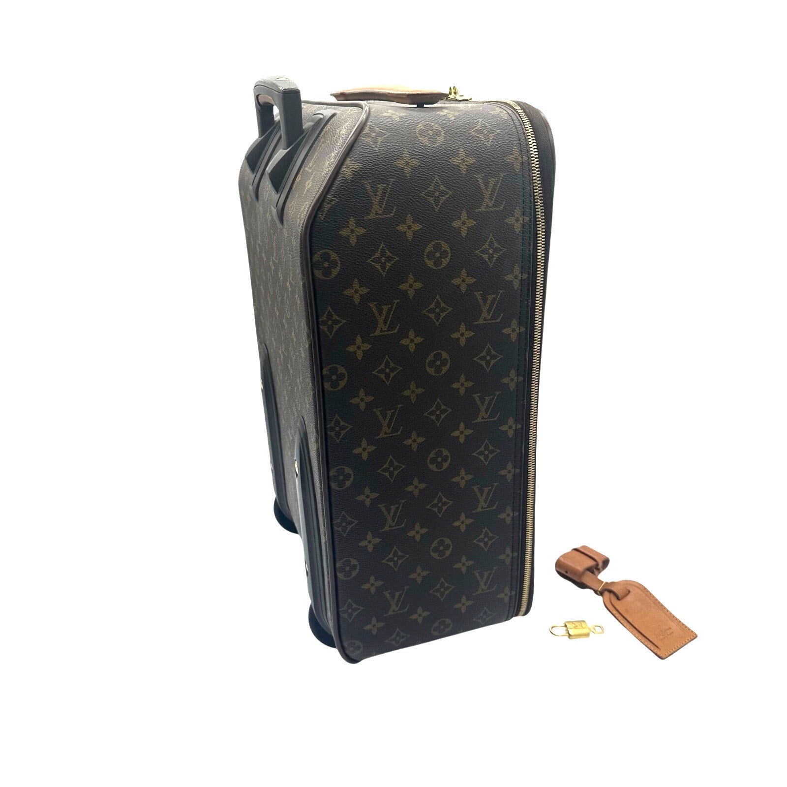 Louis Vuitton LV Monogram Pegase 45 Rolling Suitcase Full Inclusion