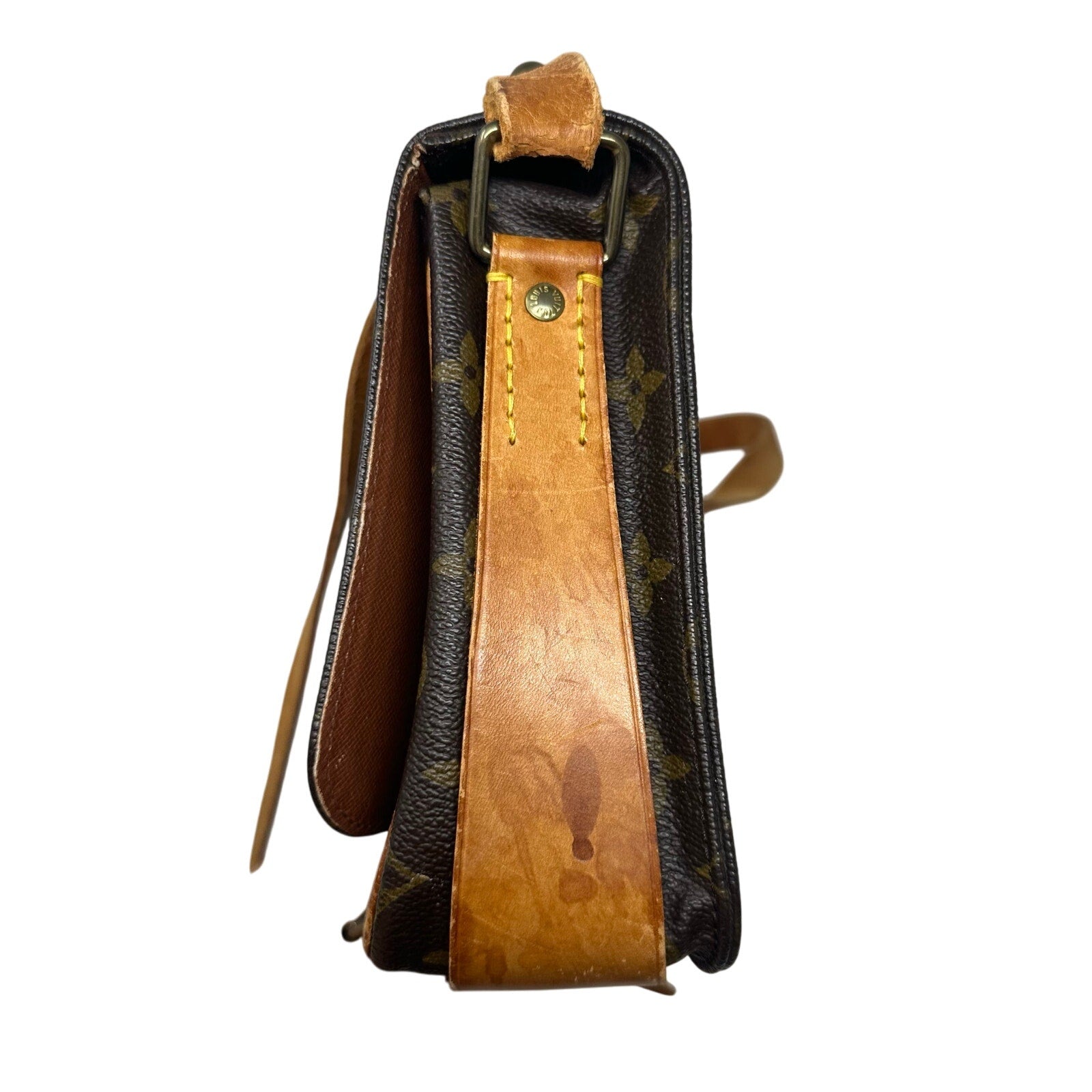 Louis Vuitton LV Monogram Cartouchiere MM Crossbody Bag