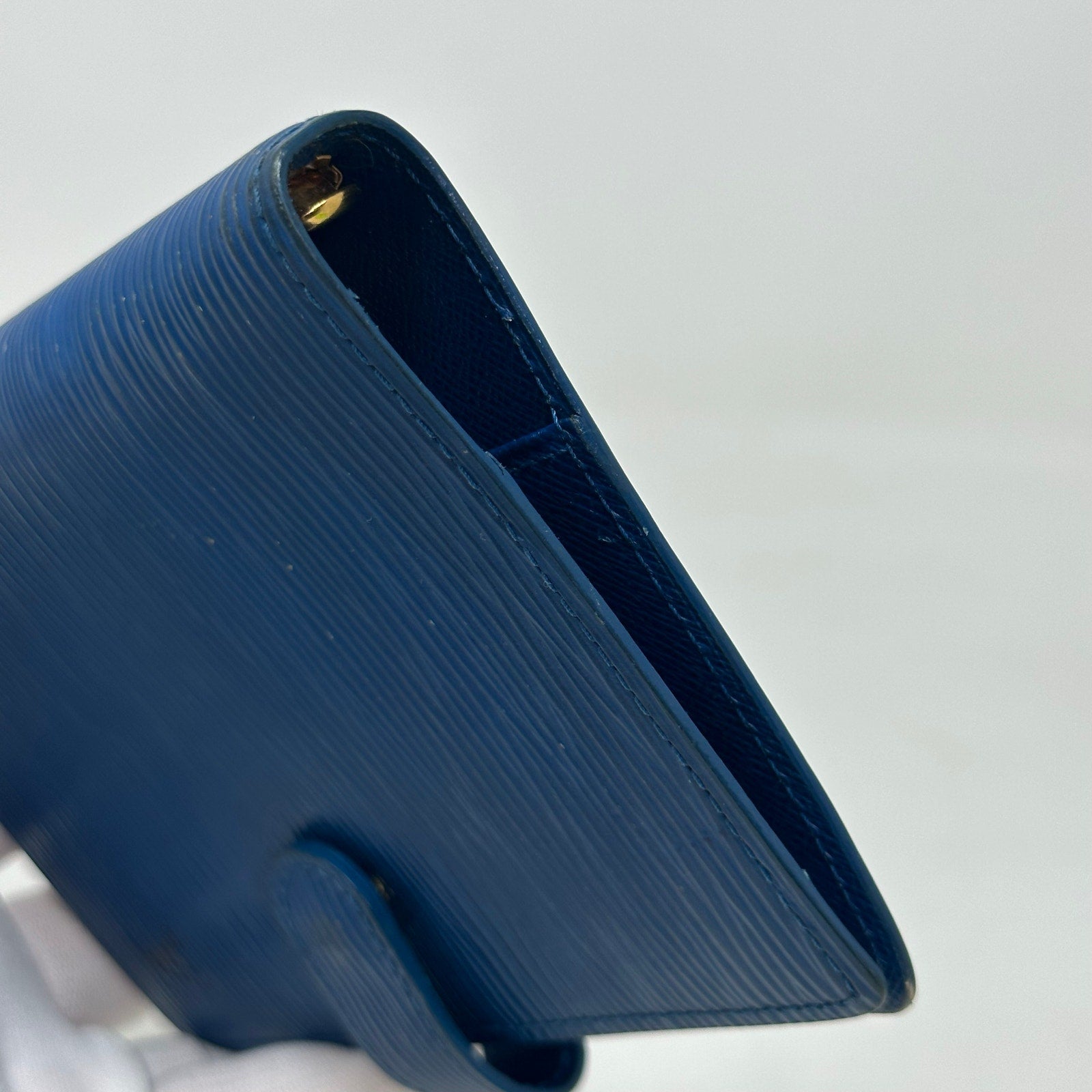 Louis Vuitton LV Epi PM Agenda Cover Blue