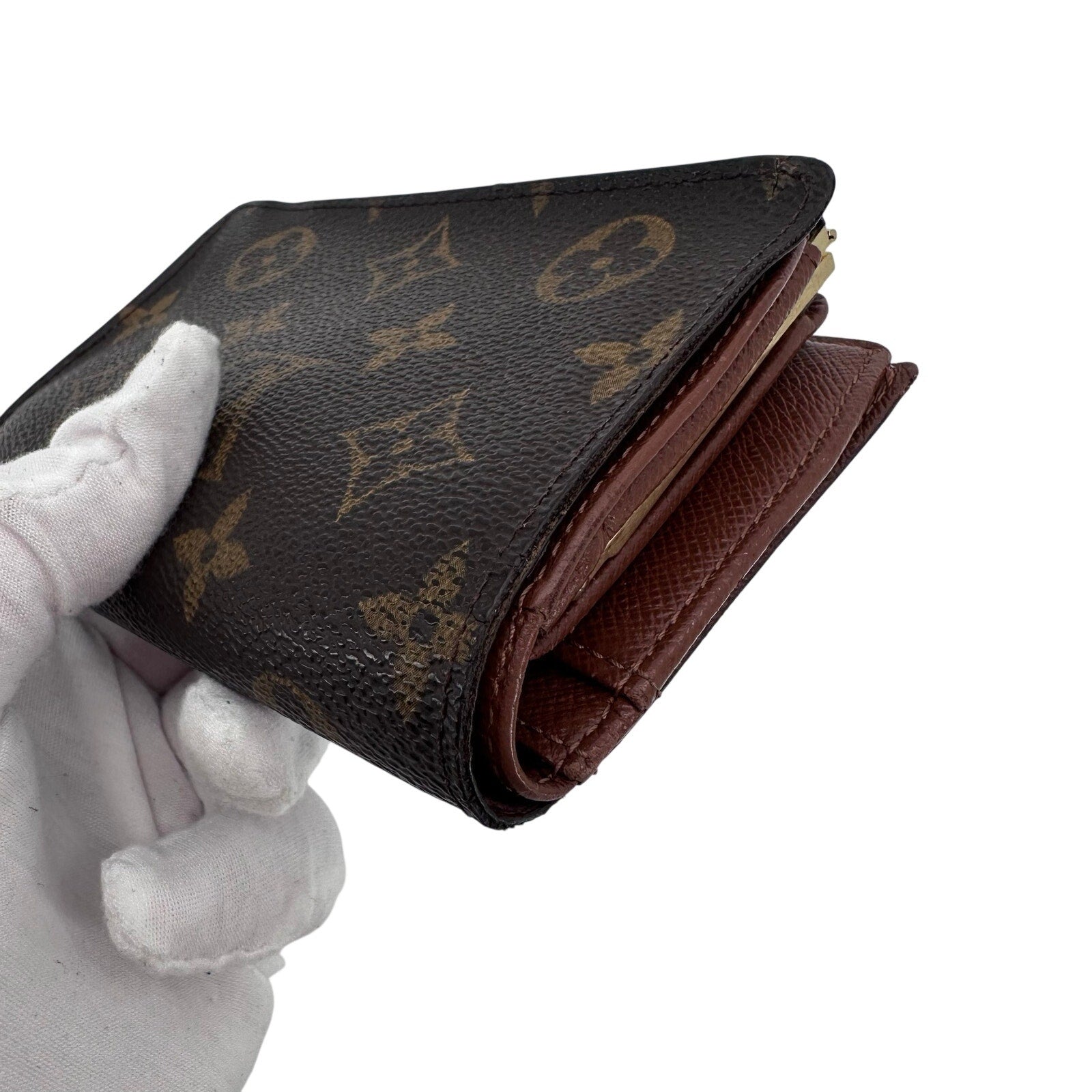 Louis Vuitton LV Monogram Kisslock Wallet