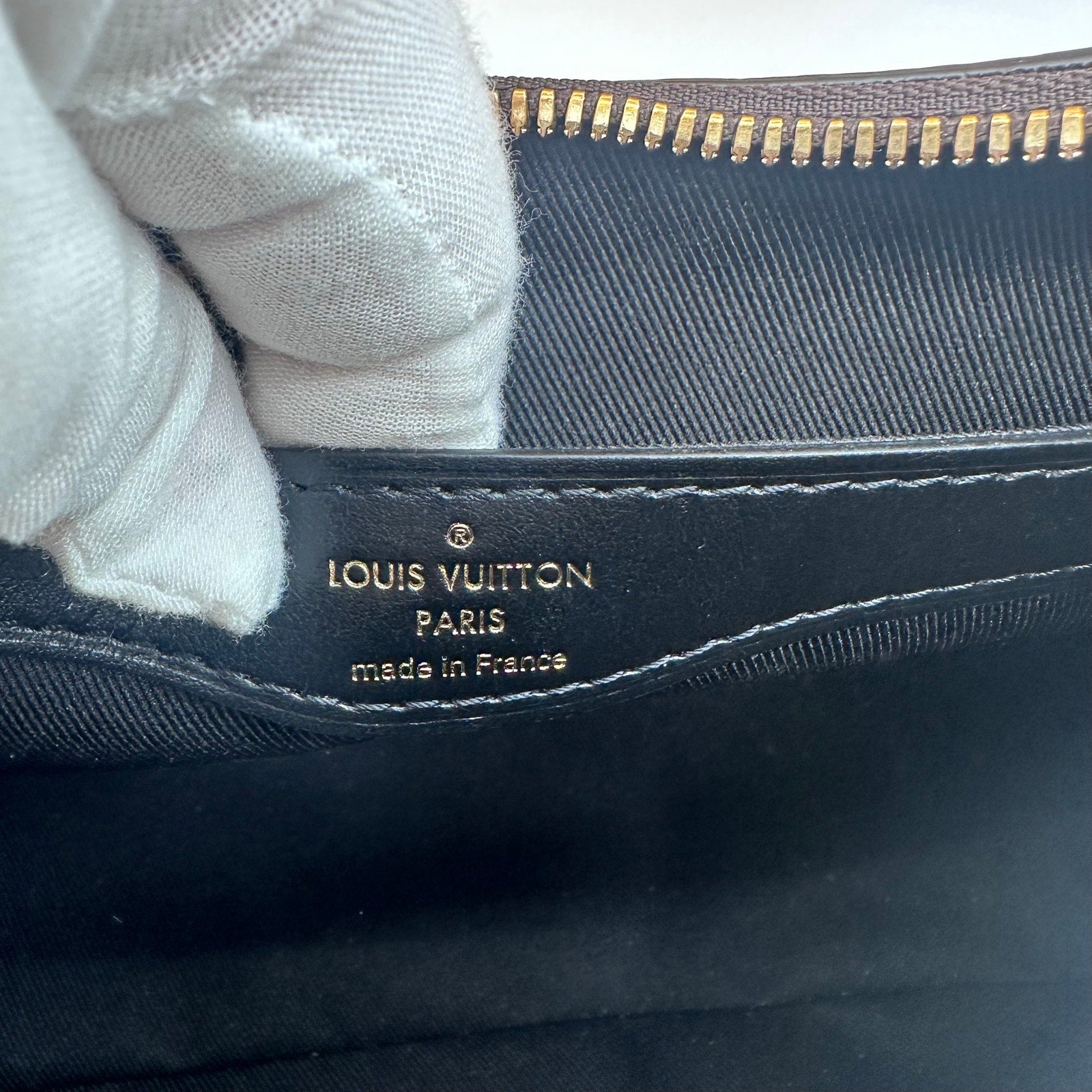 Louis Vuitton LV Monogram Boulogne NM MNG Noir Trim Crossbody Shoulder Bag