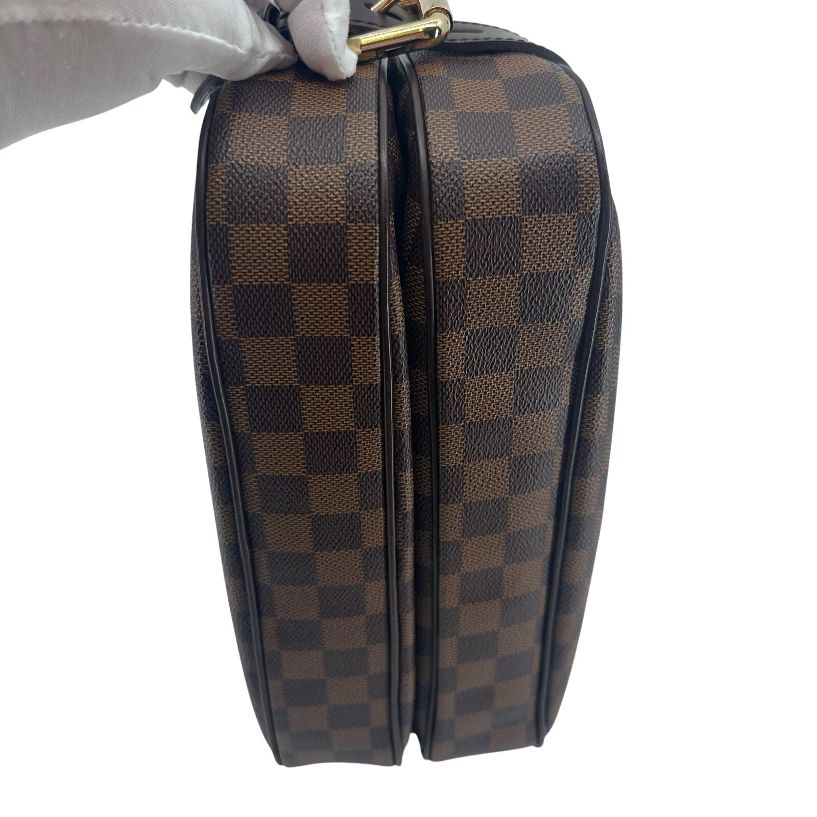 Louis Vuitton LV Damier Ebene Highbury Shoulder Bag