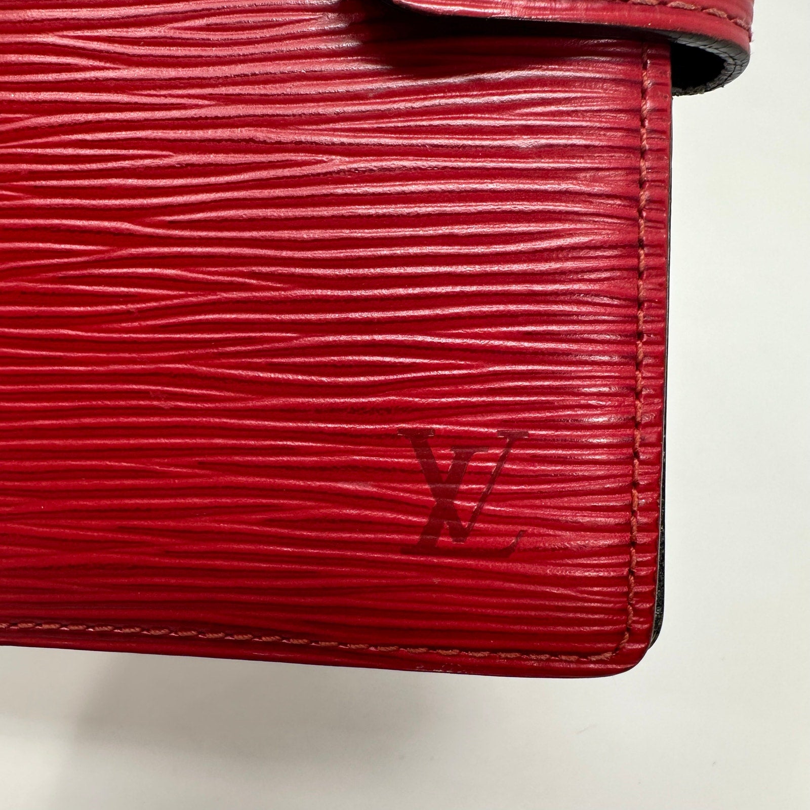 Louis Vuitton LV Diary Cover Agenda PM Epi Red