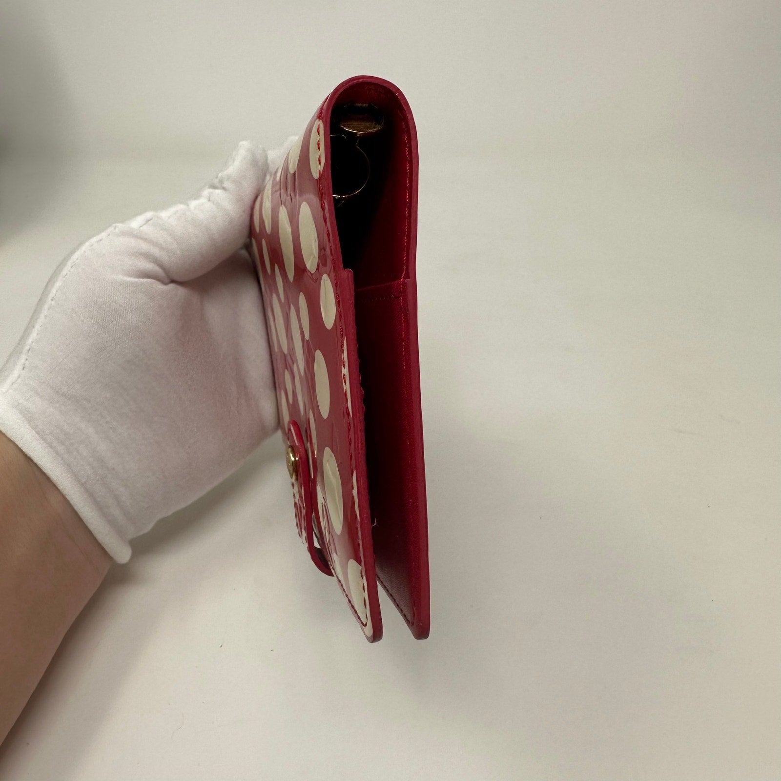 Louis Vuitton LV Yayoi Kusama Limited Edition Agenda PM Red White Dot Vernis