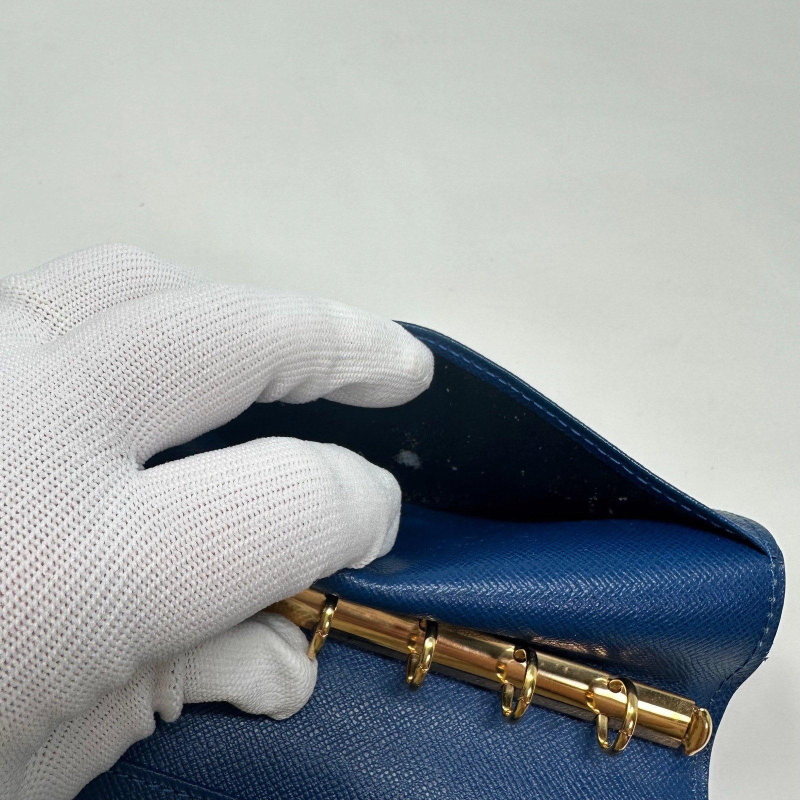 Louis Vuitton LV Epi PM Agenda Cover Blue