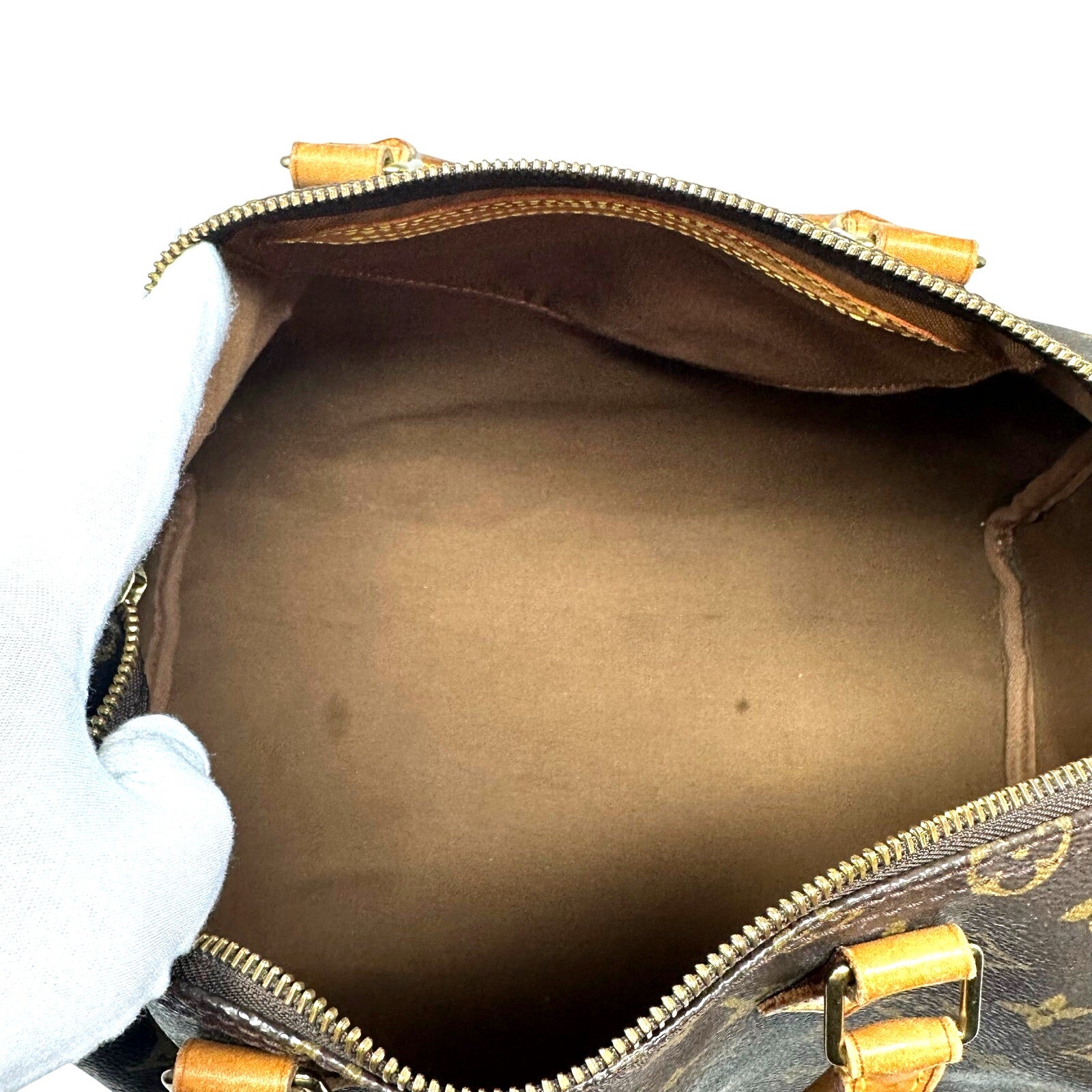 Louis Vuitton LV Monogram Speedy 35 Boston Bag