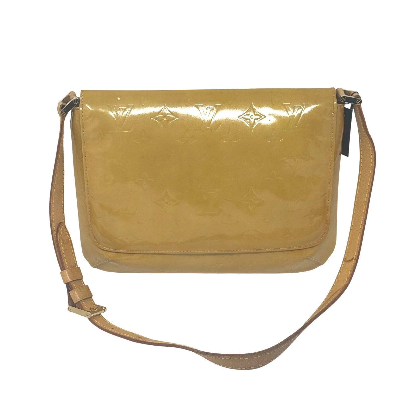 Louis Vuitton LV Vernis Yellow Thompson Street Shoulder Bag