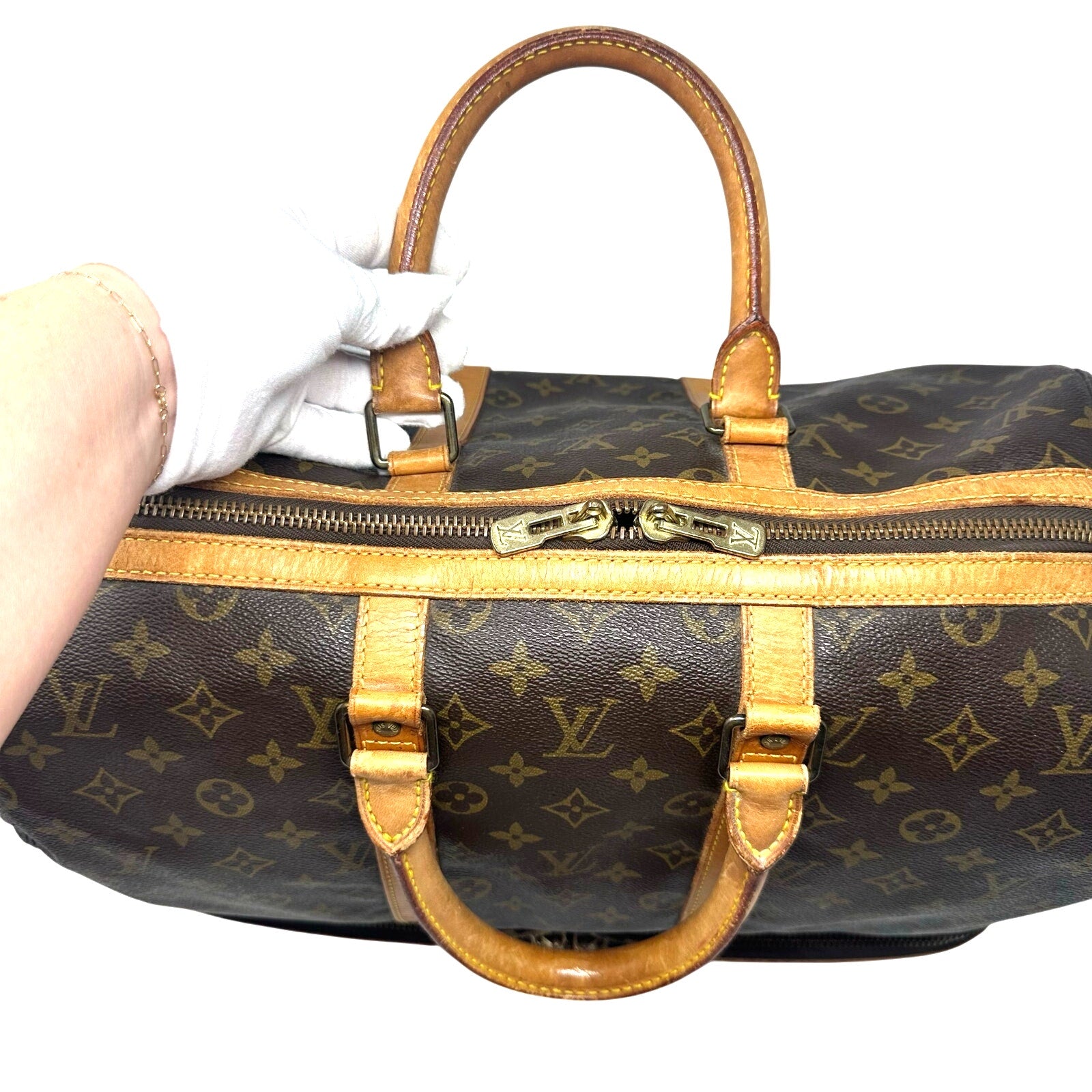 Louis Vuitton LV Monogram Sac Sport Boston Bag