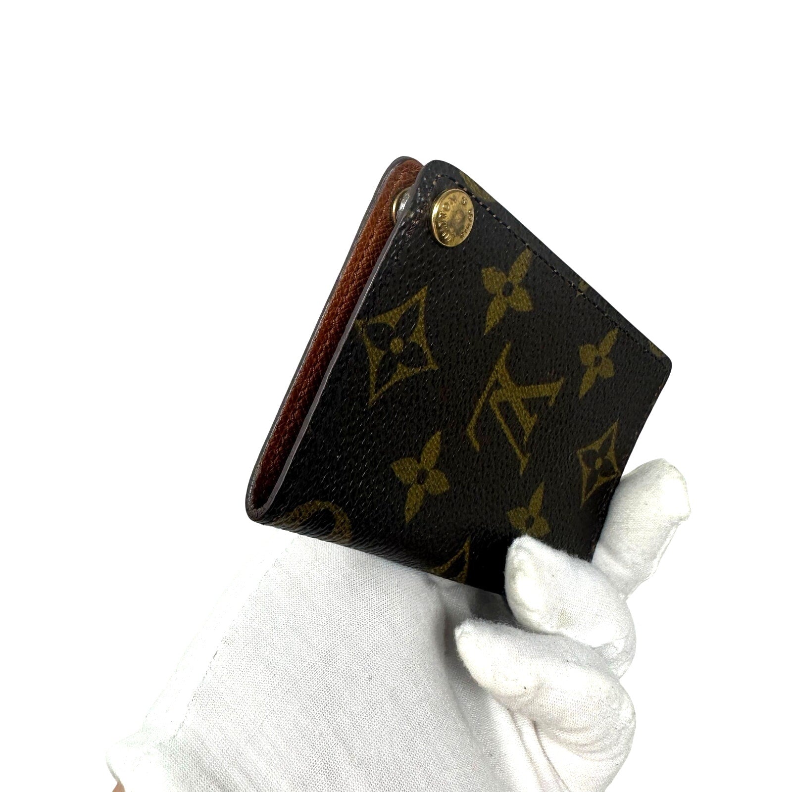 Louis Vuitton LV Monogram Porte Cartes Credit Pression Card Holder