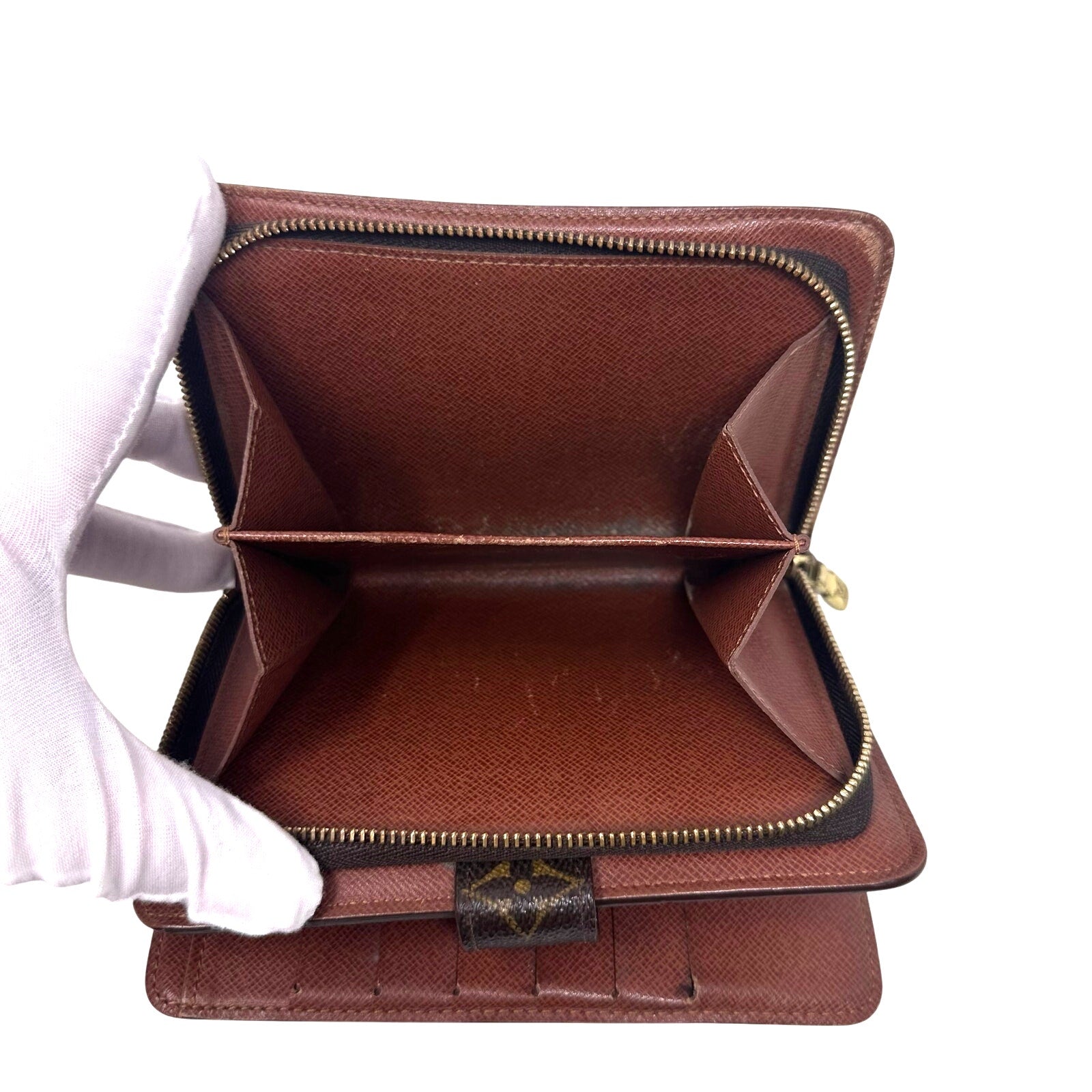 Louis Vuitton LV Porte Papier Zip Monogram Wallet