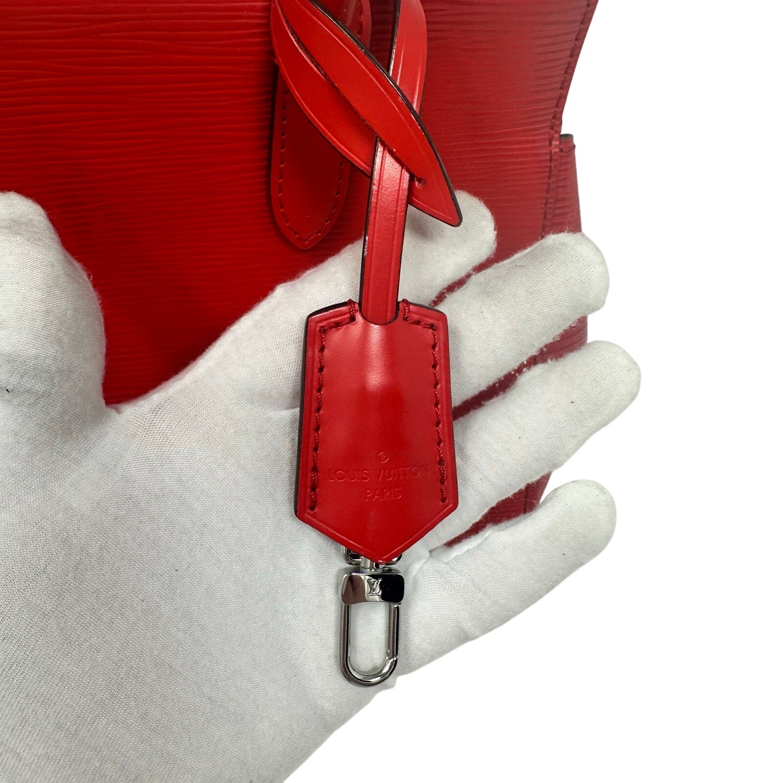 Louis Vuitton LV Marly BB Epi Leather Shoulder Bag Coquelicot Red Crossbody