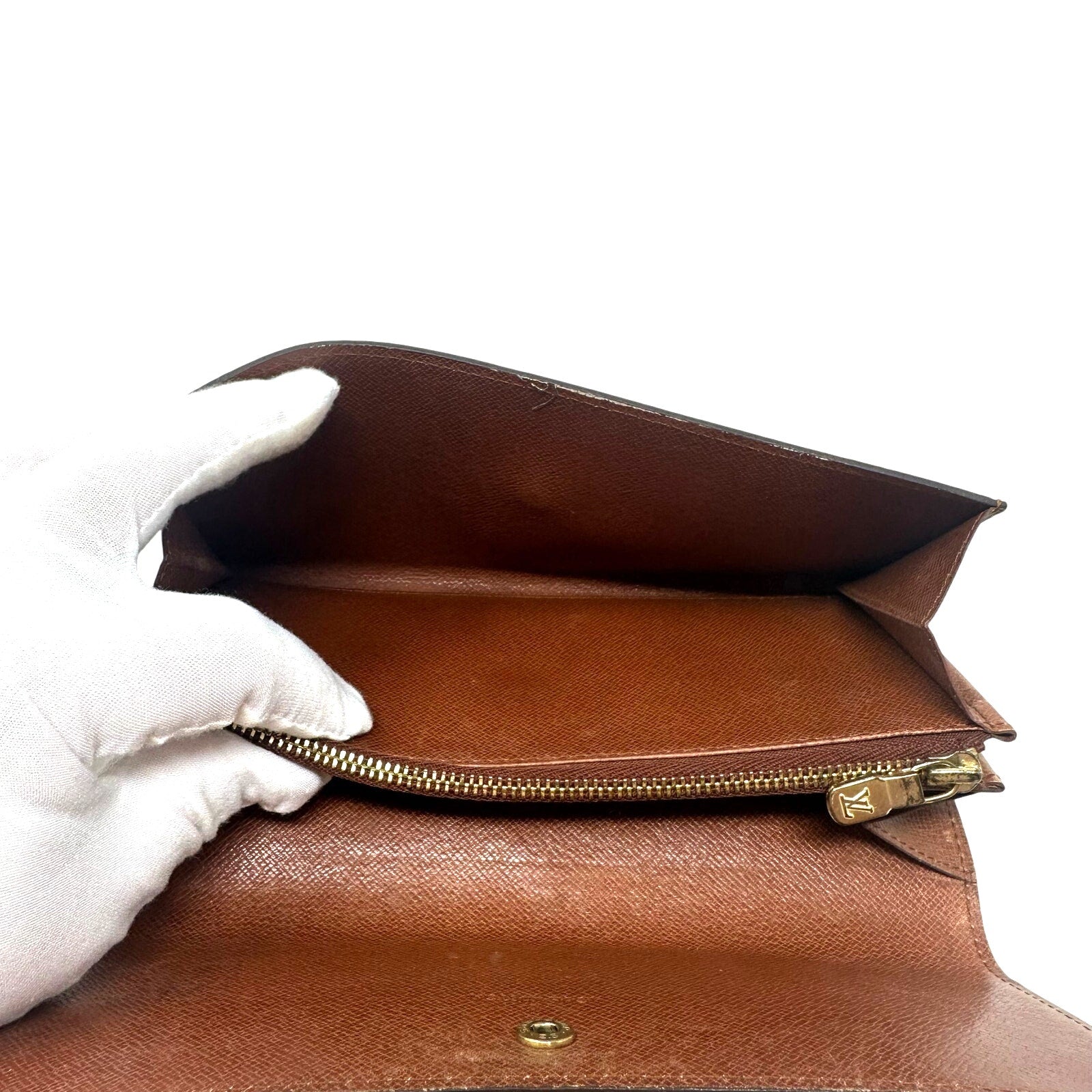 Louis Vuitton LV Monogram Long Sarah Wallet