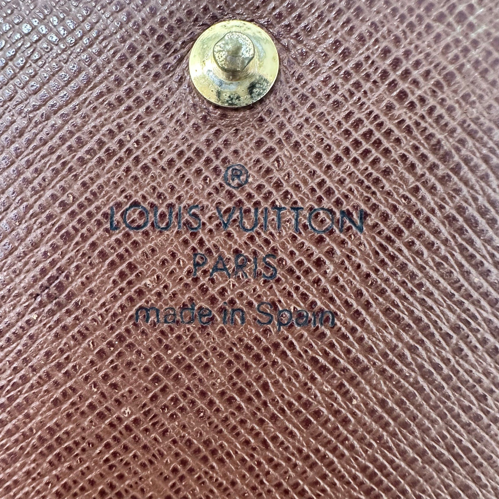 Louis Vuitton LV Monogram Porte Monnaie Tresor Wallet