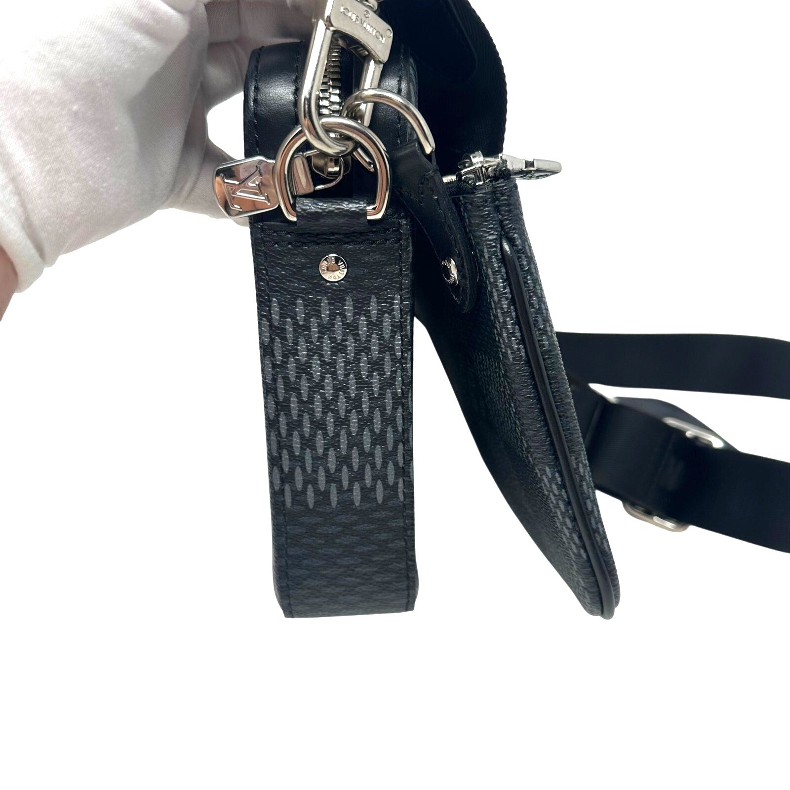 Louis Vuitton LV Damier Graphite Trio Messenger Bag Crossbody