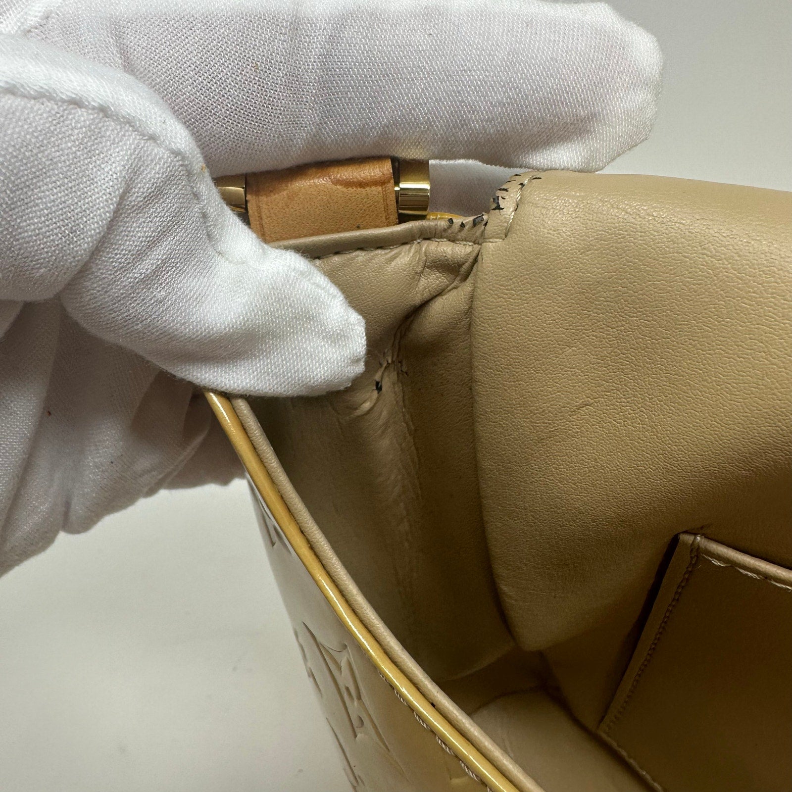 Louis Vuitton LV Vernis Yellow Thompson Street Shoulder Bag