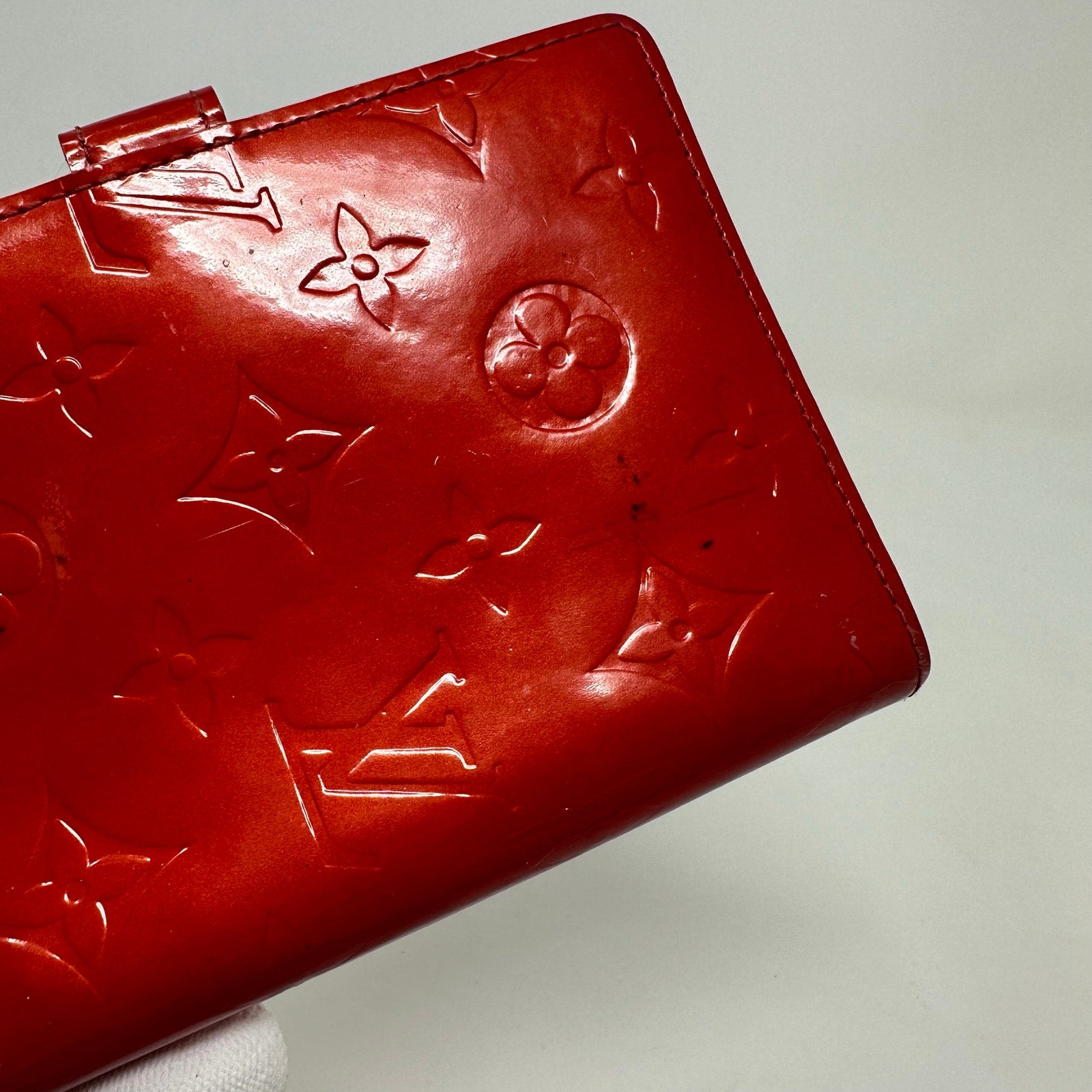 Louis Vuitton LV Agenda PM Cover Vernis Red
