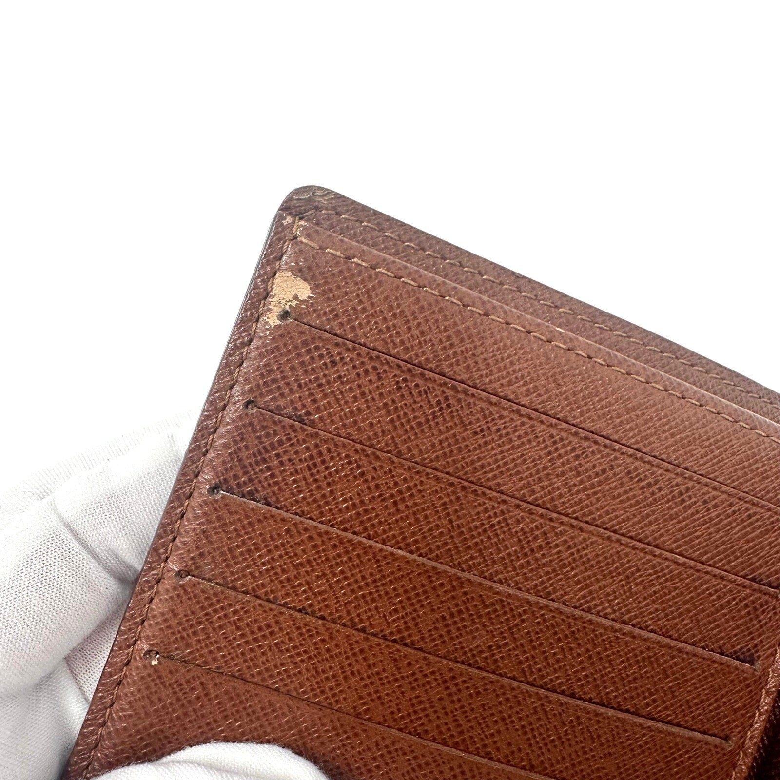 Louis Vuitton LV Monogram Slim Tall Cardholder Bifold Wallet