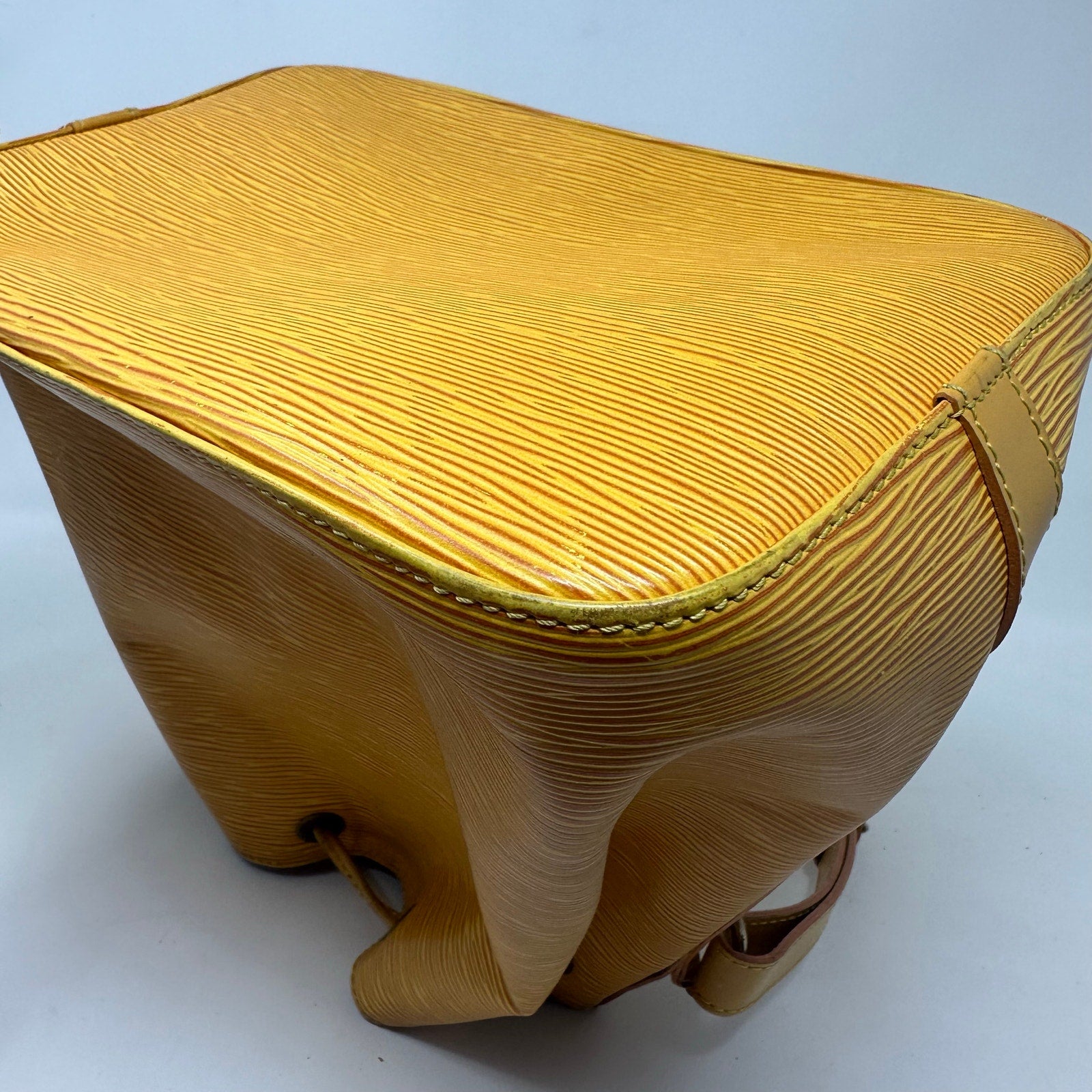Louis Vuitton LV Petit Noe Epi Yellow Bag Drawstring Bucket Shoulder Bag