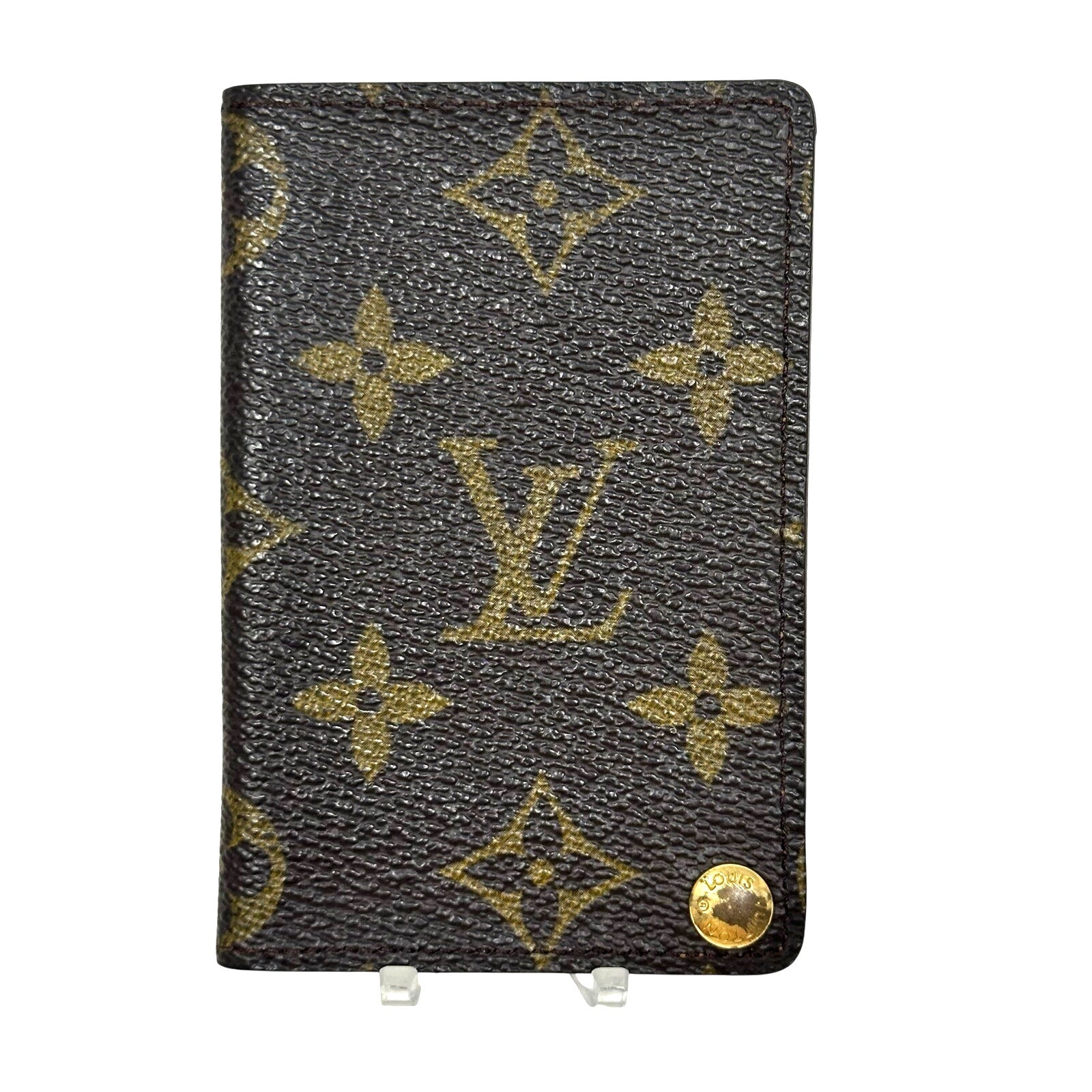 Louis Vuitton LV Monogram Porte Cartes Credit Pression Card Holder