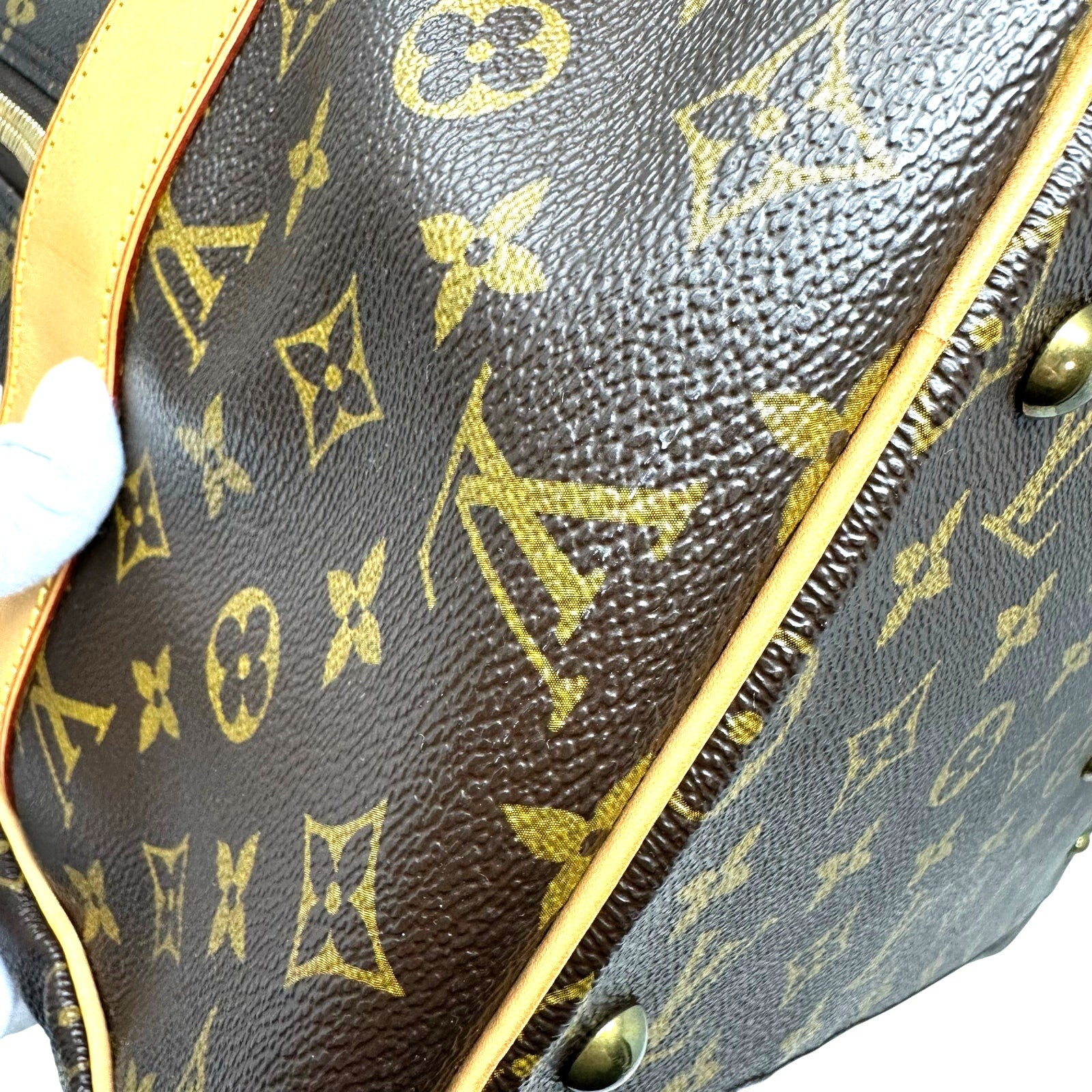 Louis Vuitton LV Monogram Carryall Satchel Duffle Bag