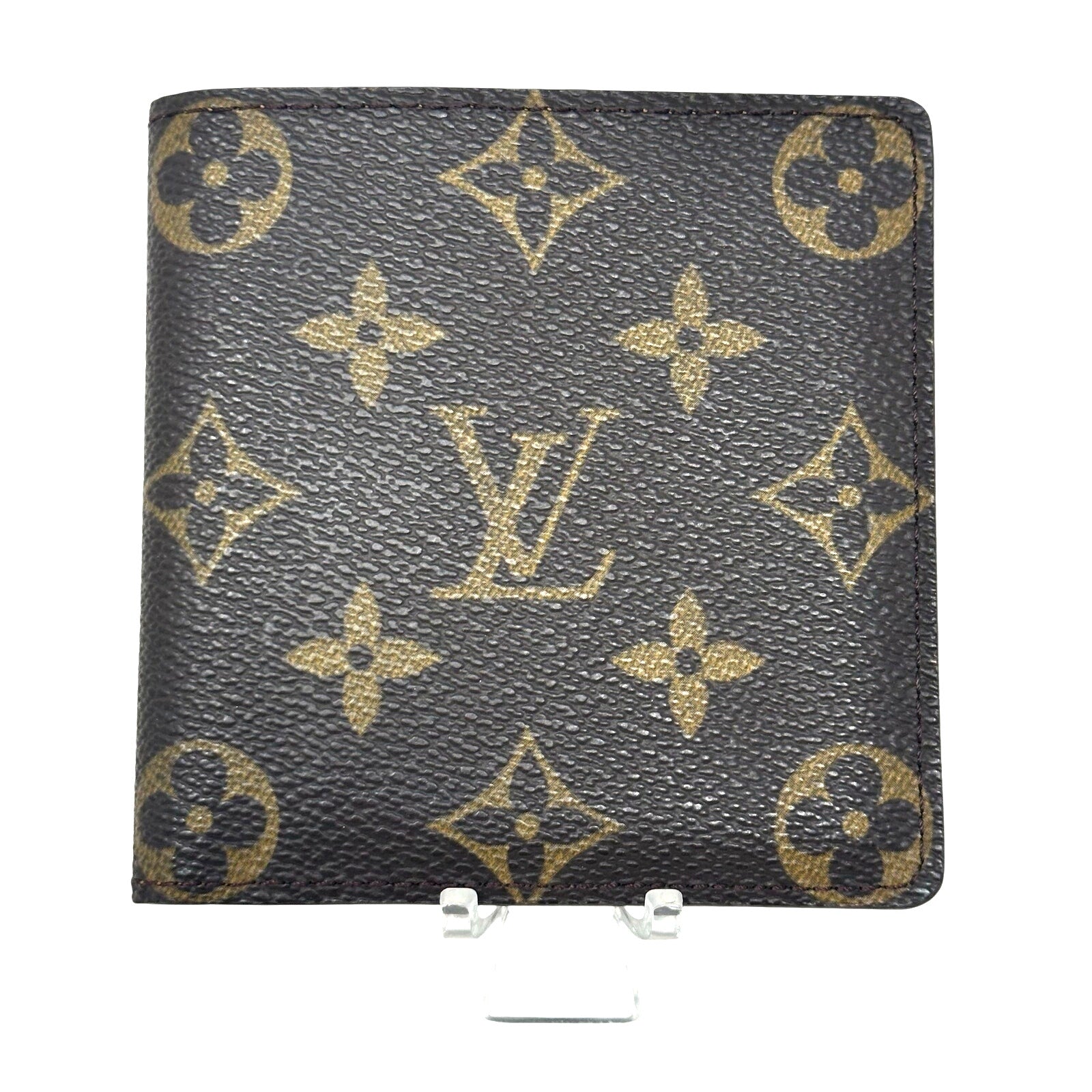 Louis Vuitton LV Monogram Slim Profile Bifold Wallet Card Holder