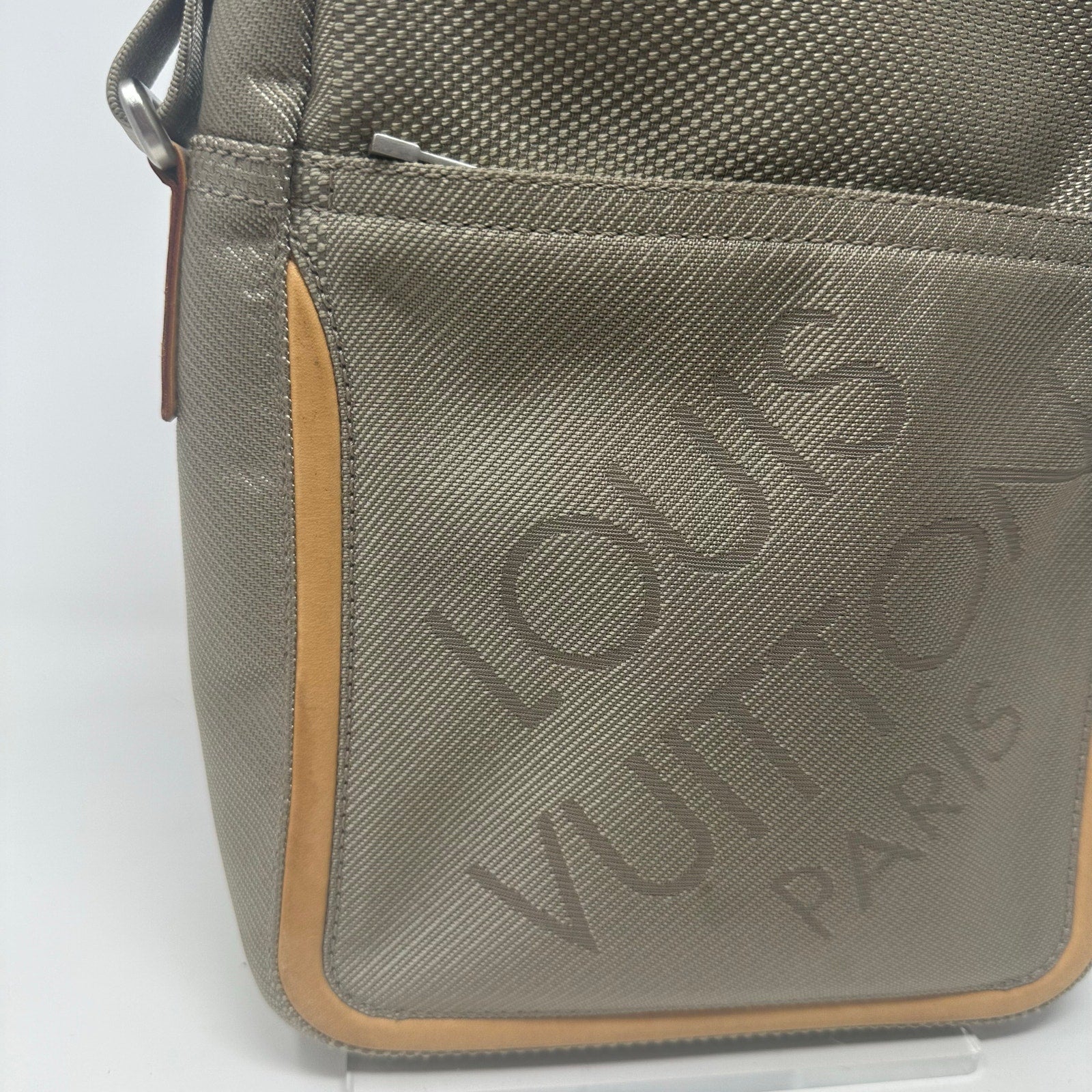 Louis Vuitton LV Damier Geant Citadin Messenger Bag Sable Green