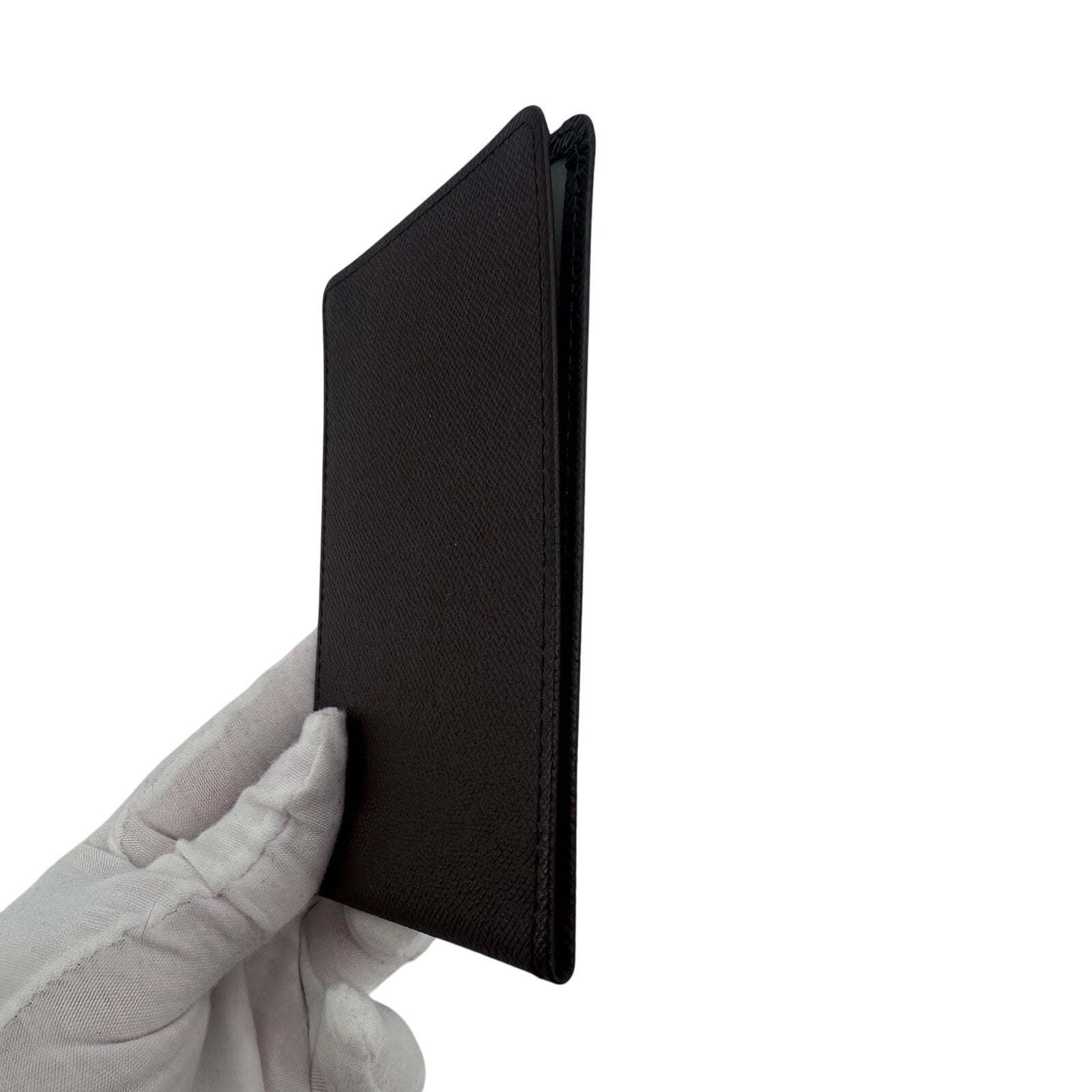 Louis Vuitton LV Espresso Brown Leather Card Holder