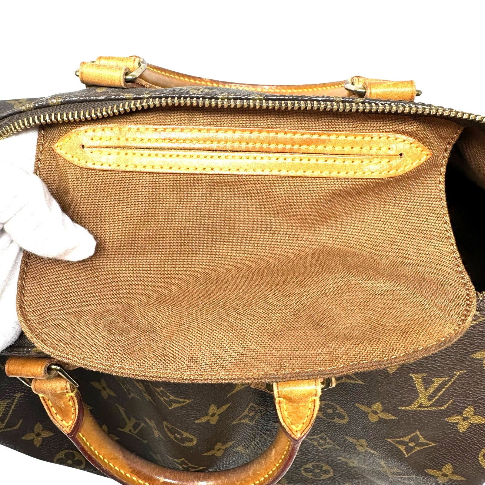 Louis Vuitton LV Monogram Speedy 35 Boston Bag